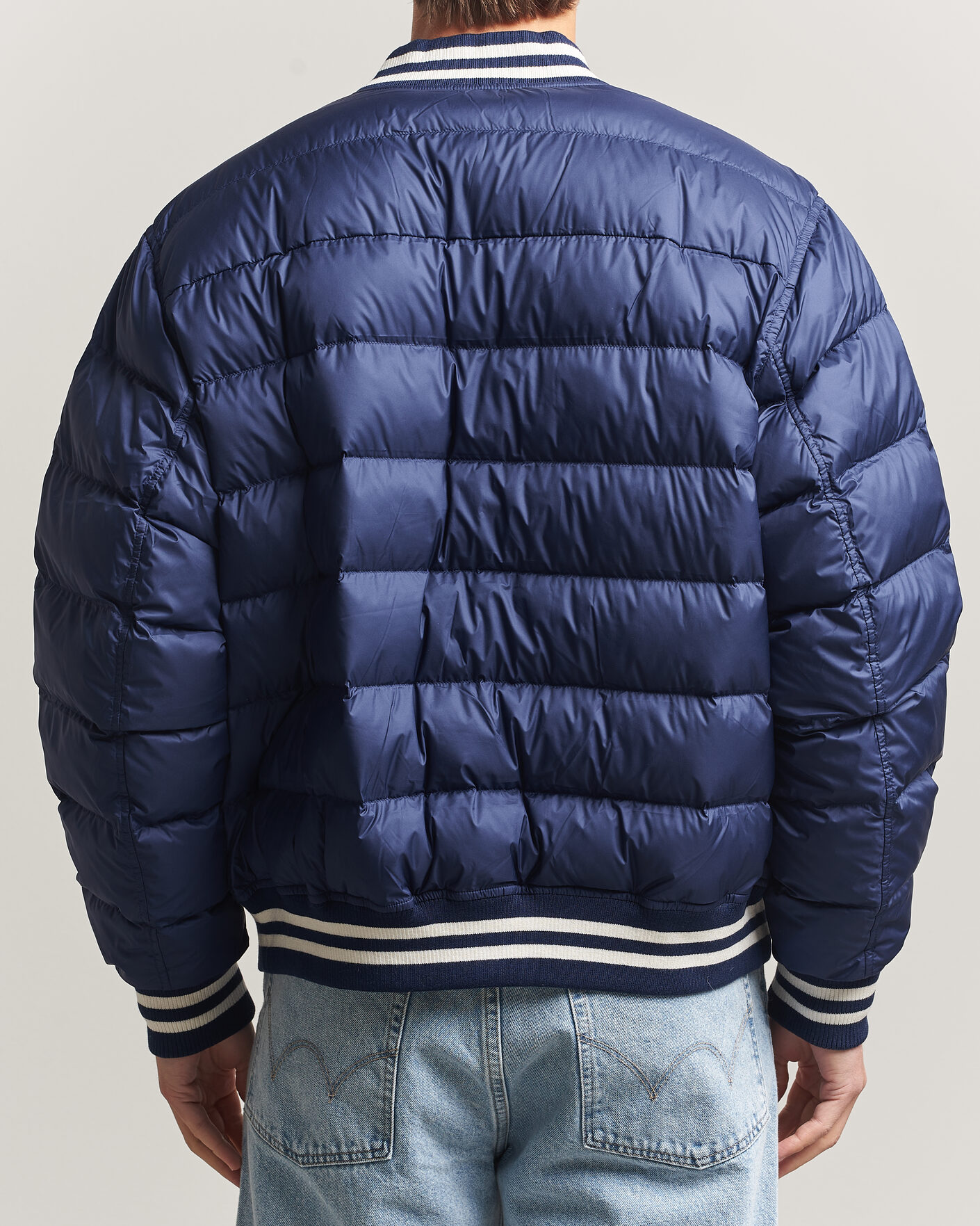 Homme | Manteaux Et Vestes | Polo Ralph Lauren | Quilted Letterman Jacket Newport Navy