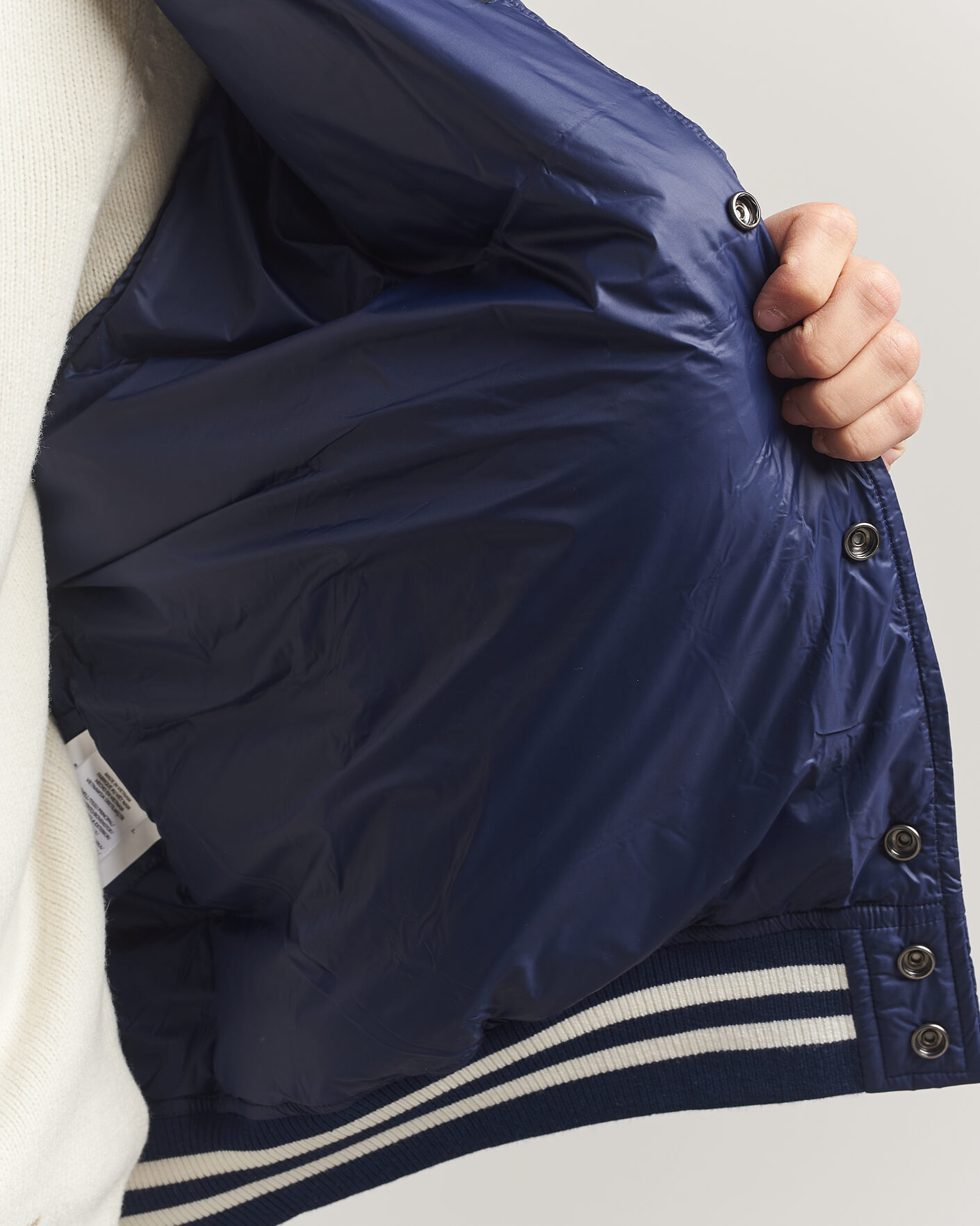 Homme | Manteaux Et Vestes | Polo Ralph Lauren | Quilted Letterman Jacket Newport Navy