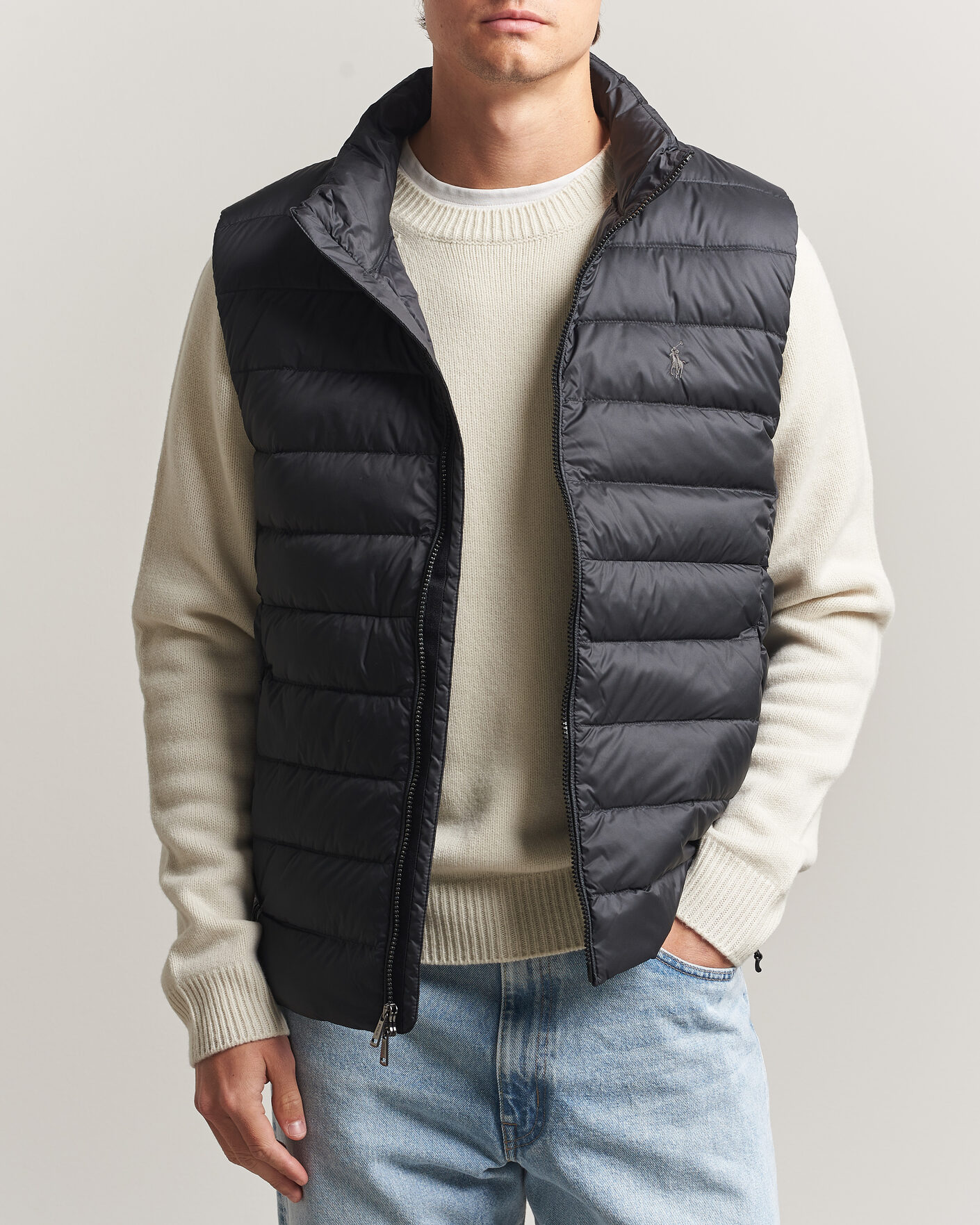 Homme | Gilets | Polo Ralph Lauren | Quilted Matt Vest Polo Black