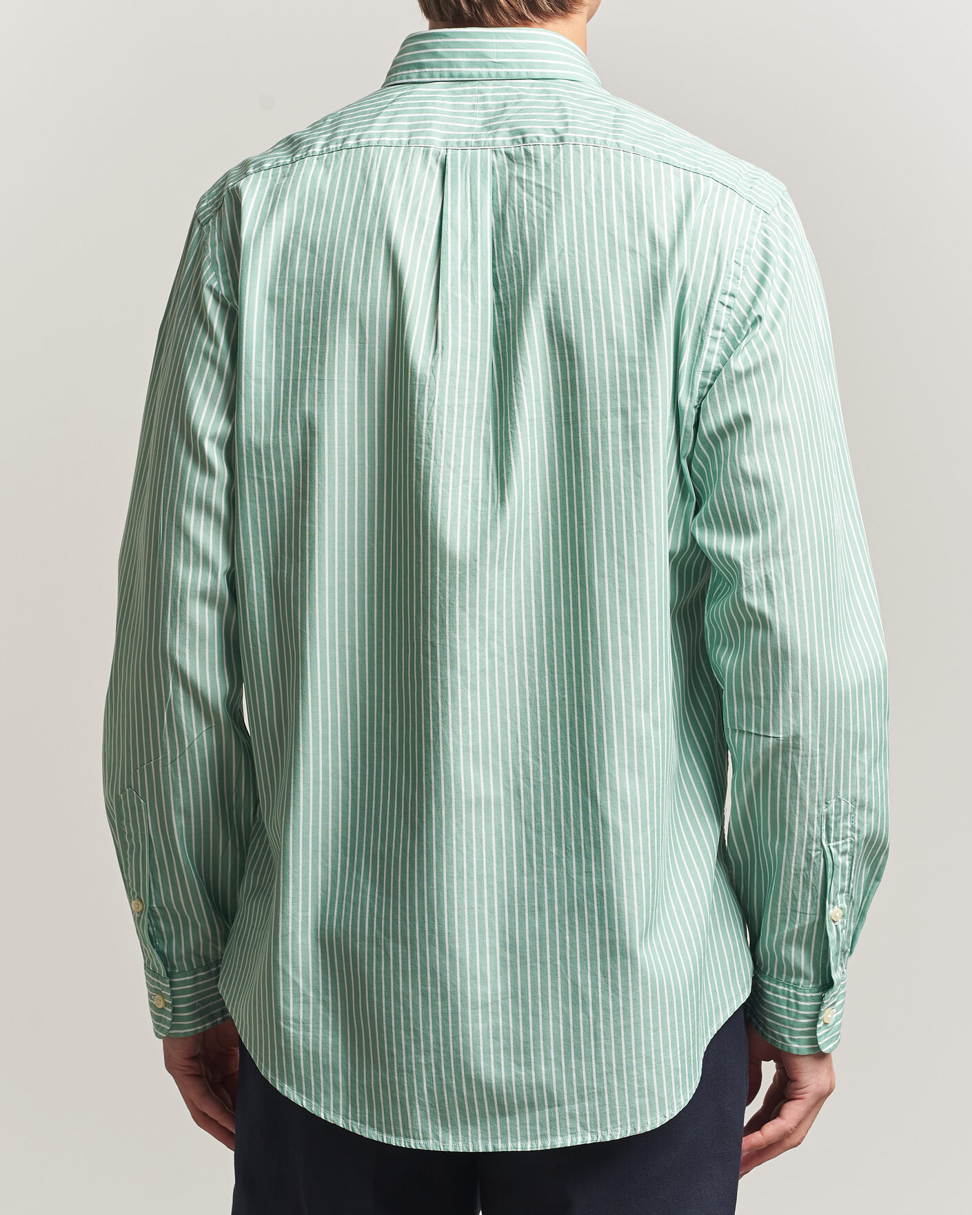 Homme | Chemises | Polo Ralph Lauren | Custom Fit Stripe Poplin Shirt Faded Mint