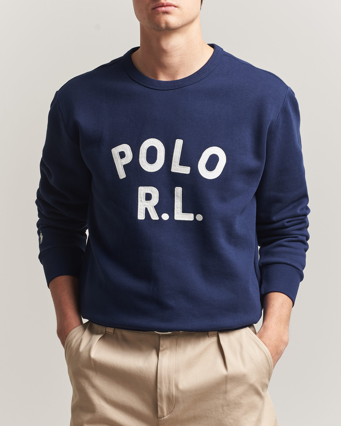 Homme | Pulls Et Tricots | Polo Ralph Lauren | Polo RL Sweatshirt Newport Navy