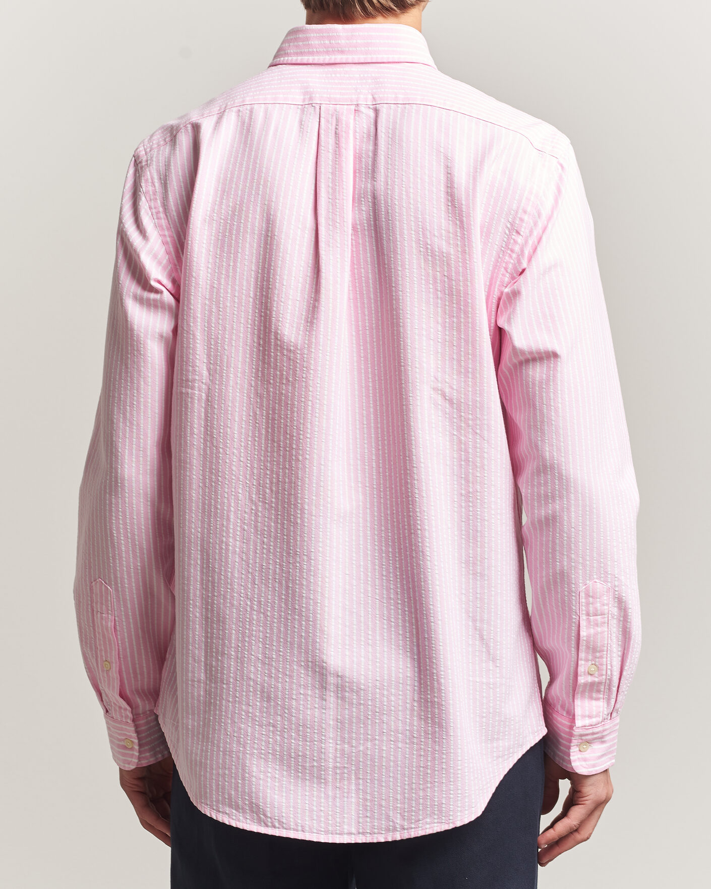 Homme | Chemises | Polo Ralph Lauren | Custom Fit Seersucker/Oxford Stripe Shirt New Rose