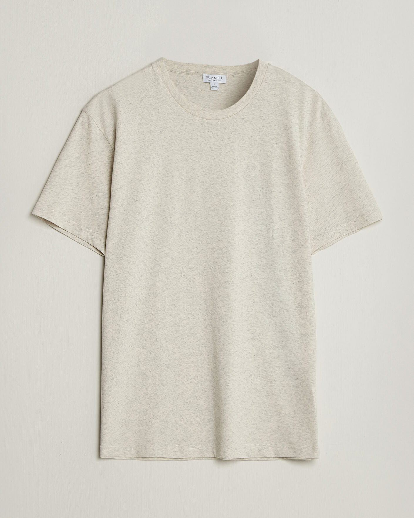 Homme | T-shirts | Sunspel | Riviera Midweight T-Shirt Archive White