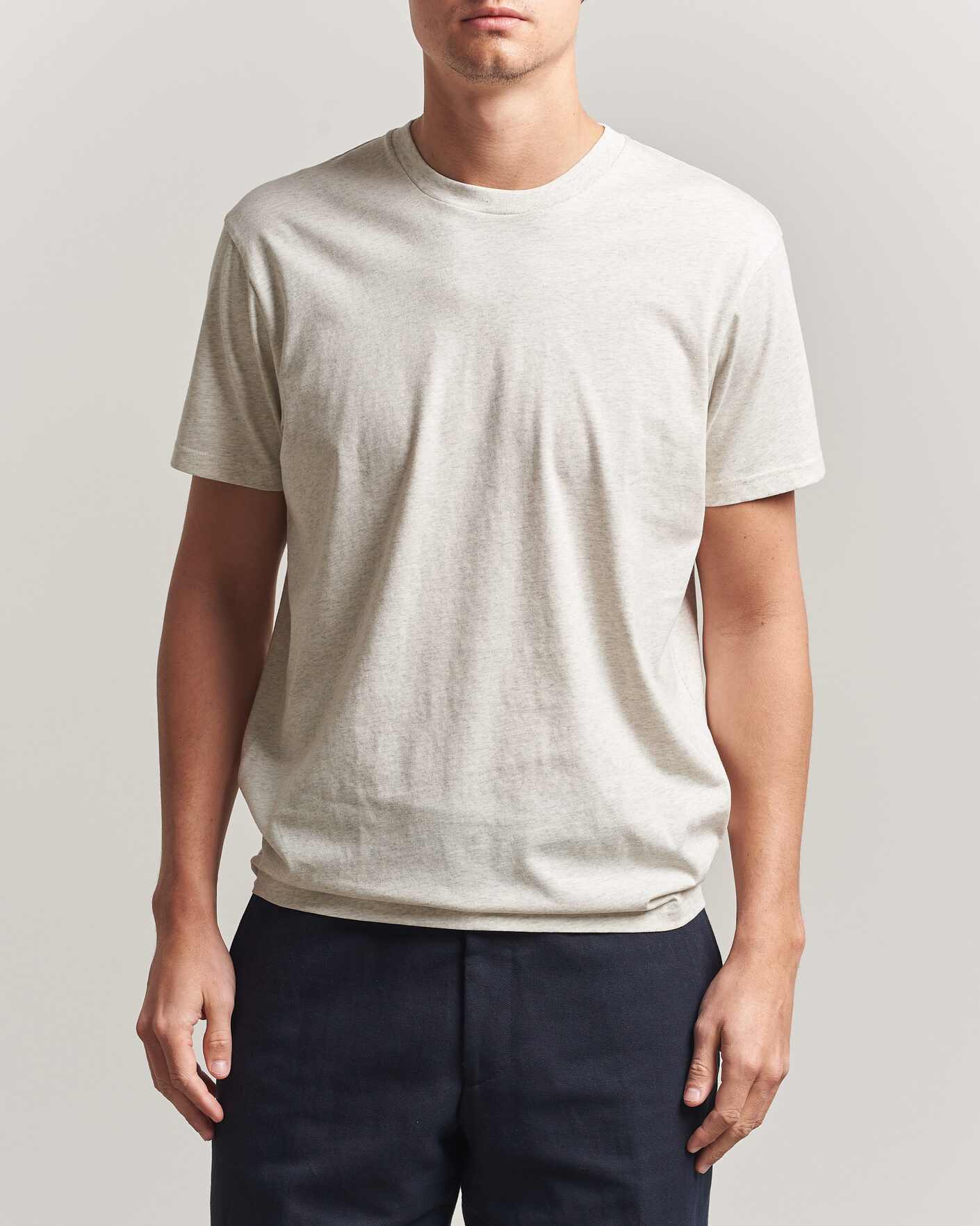 Homme | T-shirts | Sunspel | Riviera Midweight T-Shirt Archive White