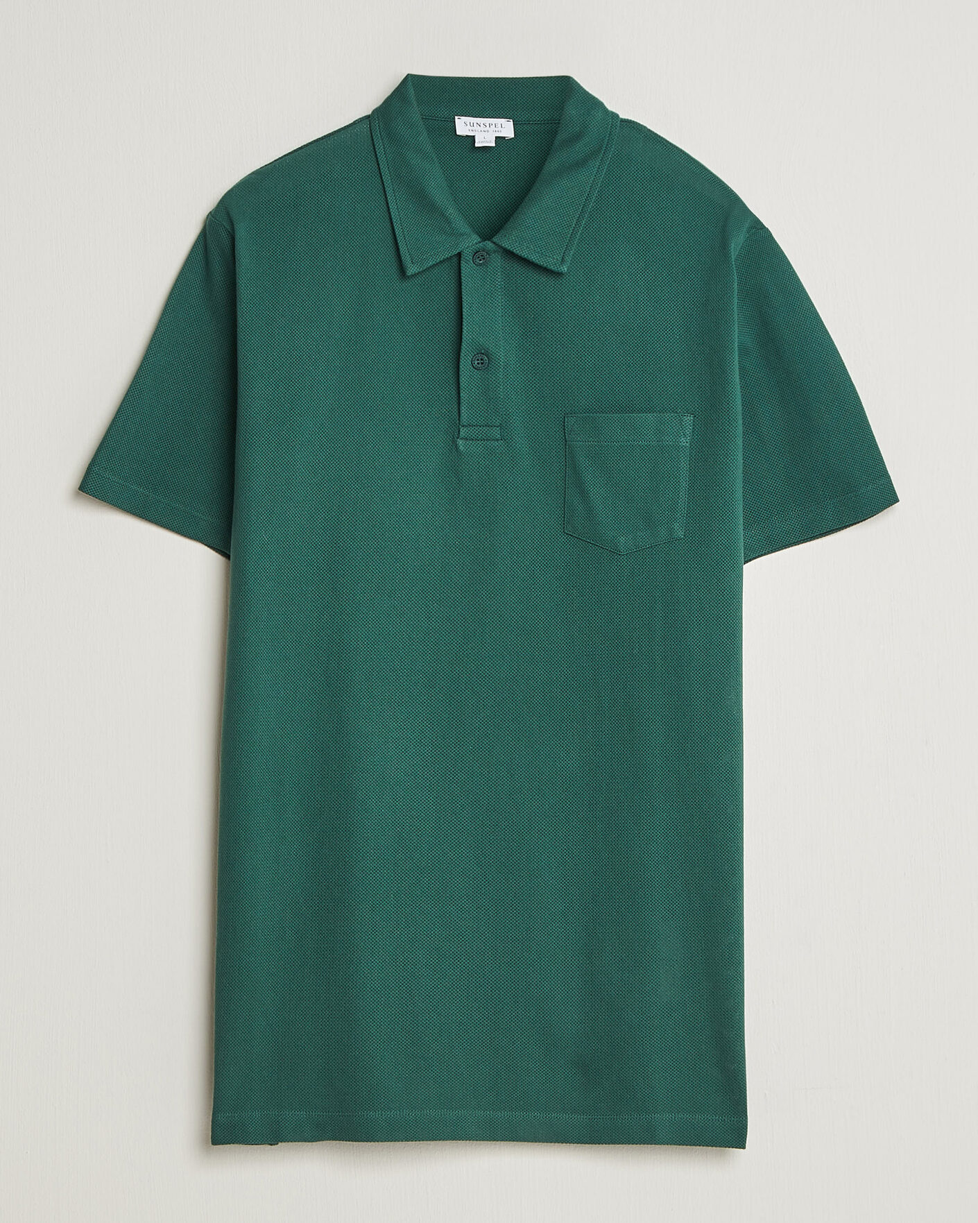 Homme | Polos | Sunspel | Riviera Polo Shirt Forest Green
