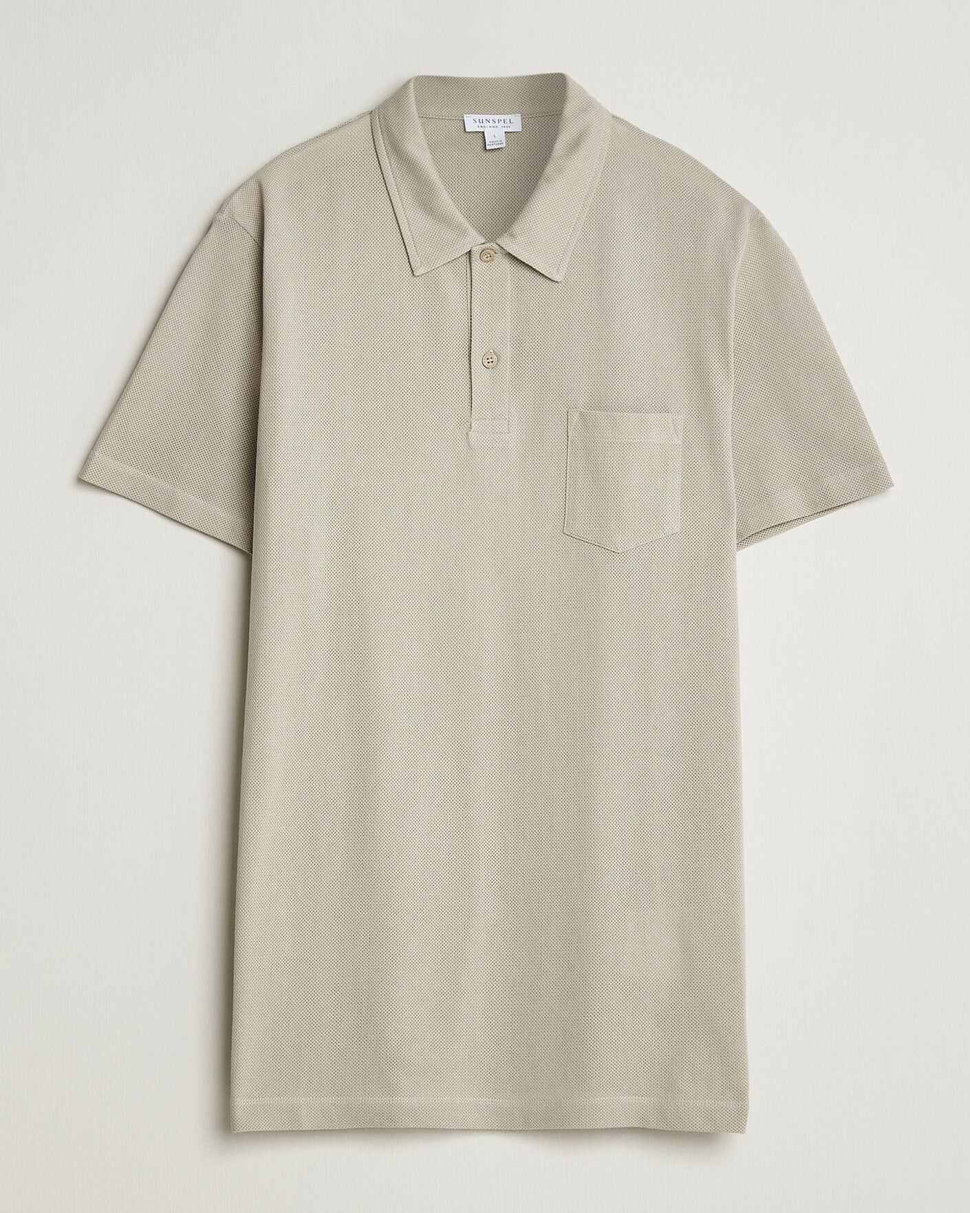 Homme | Polos | Sunspel | Riviera Polo Shirt Ash