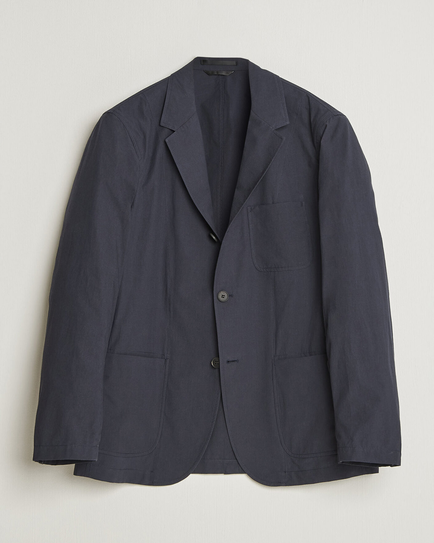 Homme | Blazers | Sunspel | Lightweight Poplin Jacket Blazer Navy