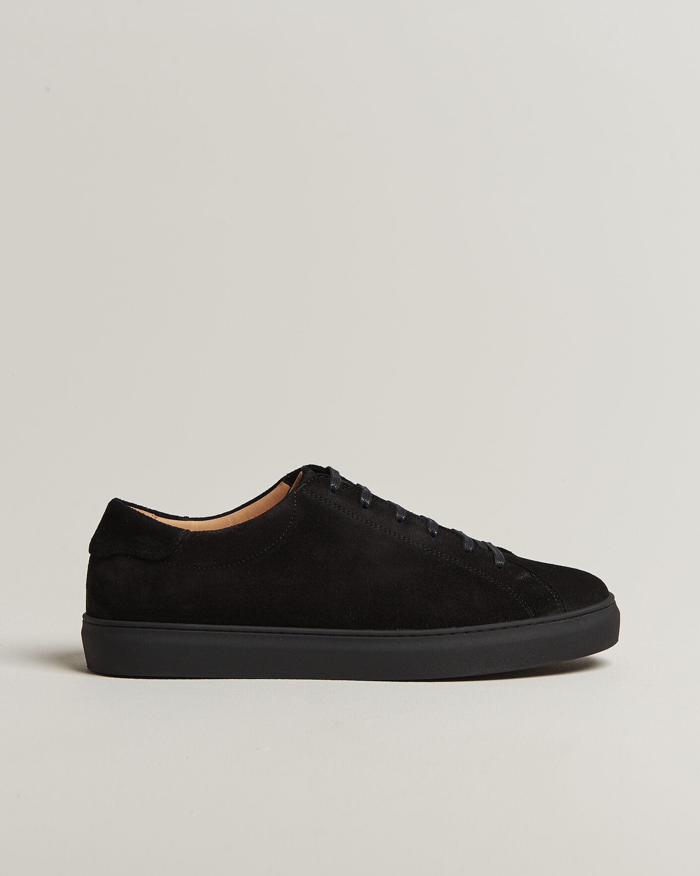 Homme | Baskets | Myrqvist | Oaxen Monochrome III Sneakers Black Suede