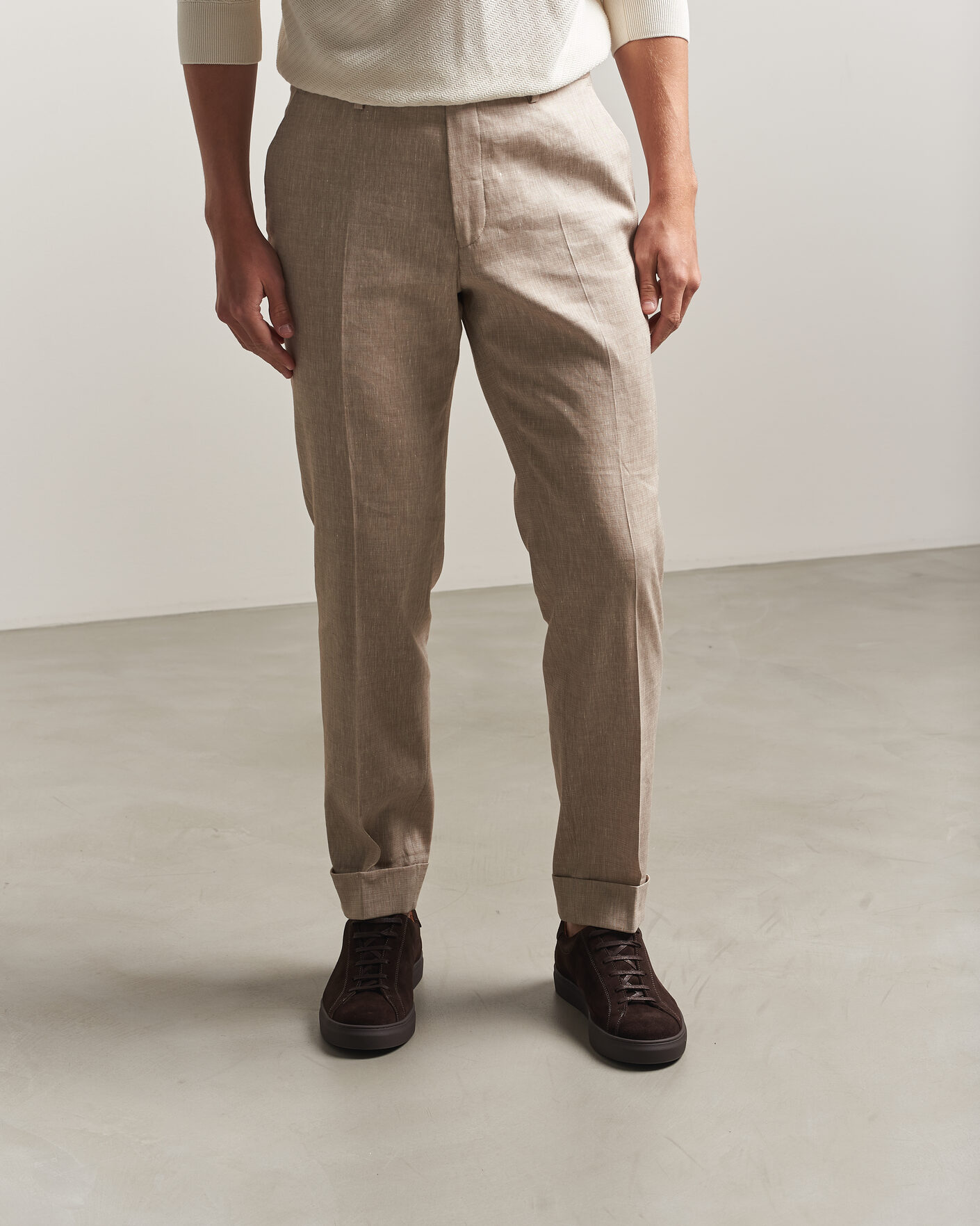 Homme | Baskets | Myrqvist | Oaxen Monochrome III Sneakers Dark Brown Suede