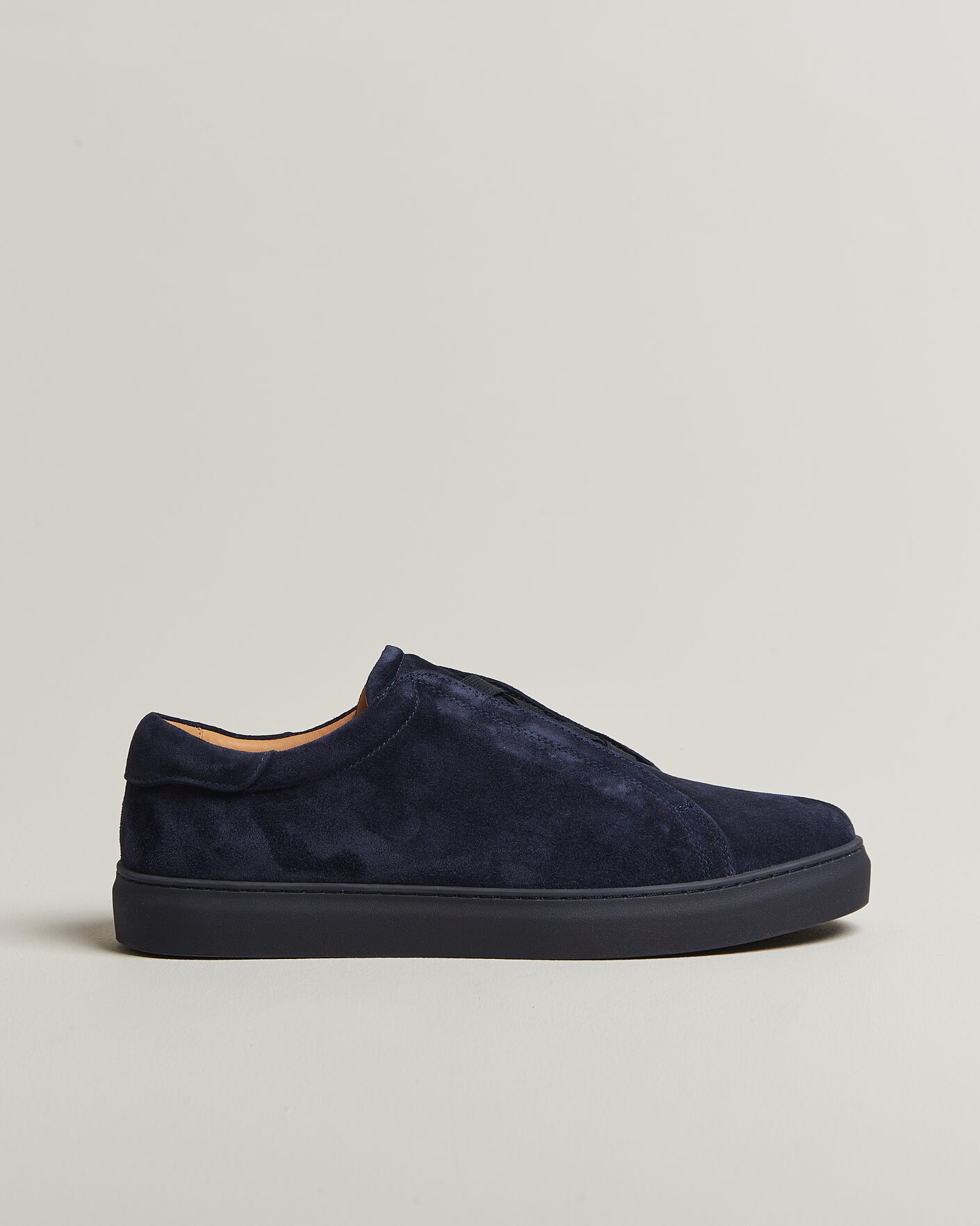 Homme | Baskets | Myrqvist | Alnö Monochrome II Sneakers Midnight Blue Suede
