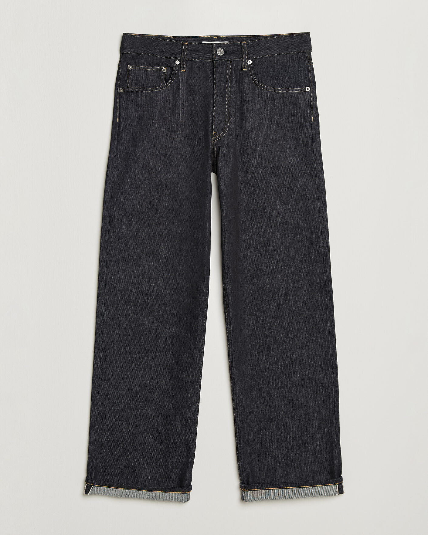 Homme | Pantalons | Sunflower | Loose Selvedge Jeans Raw Indigo