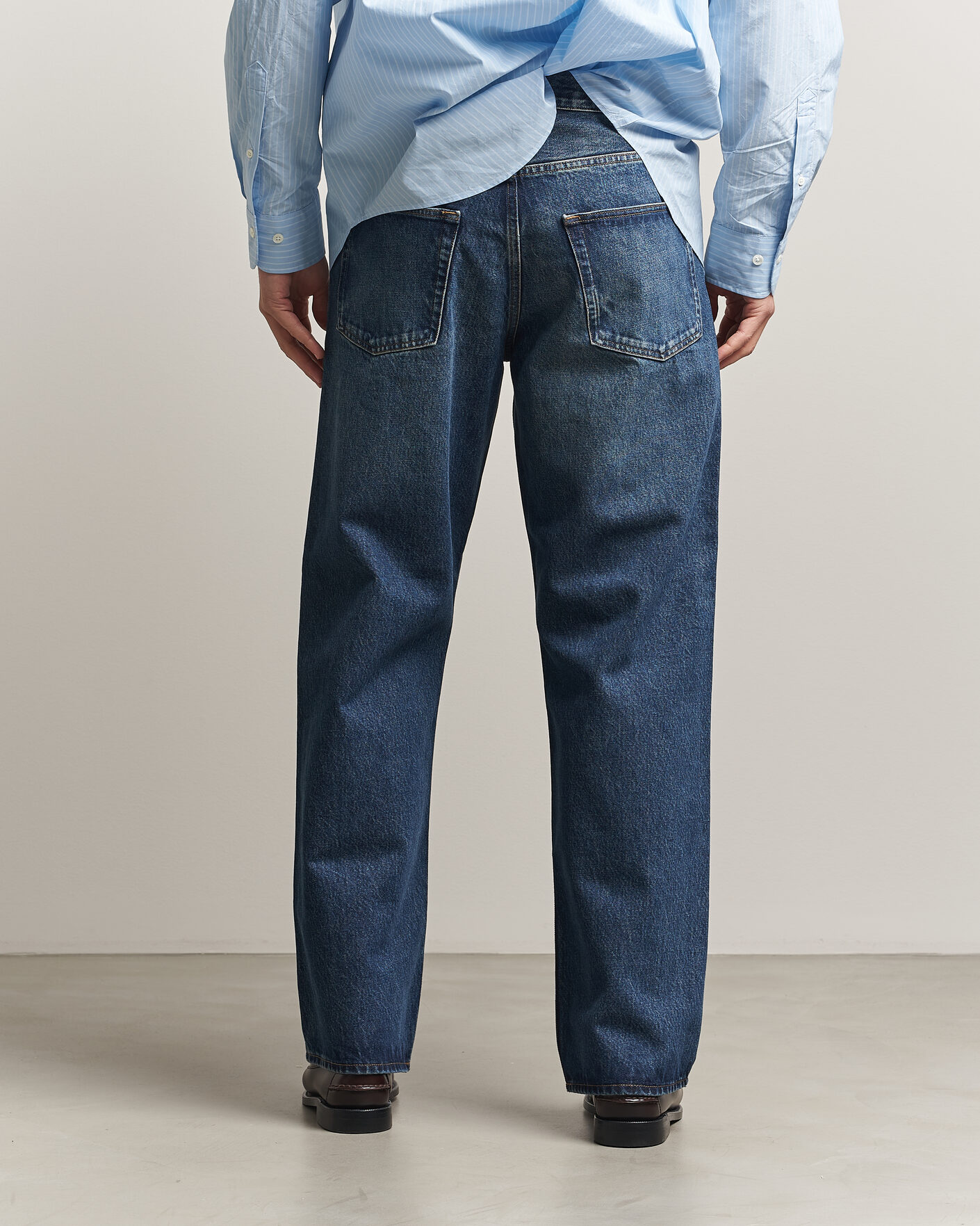 Homme | Pantalons | Sunflower | Loose Jeans Dark Blue Worn