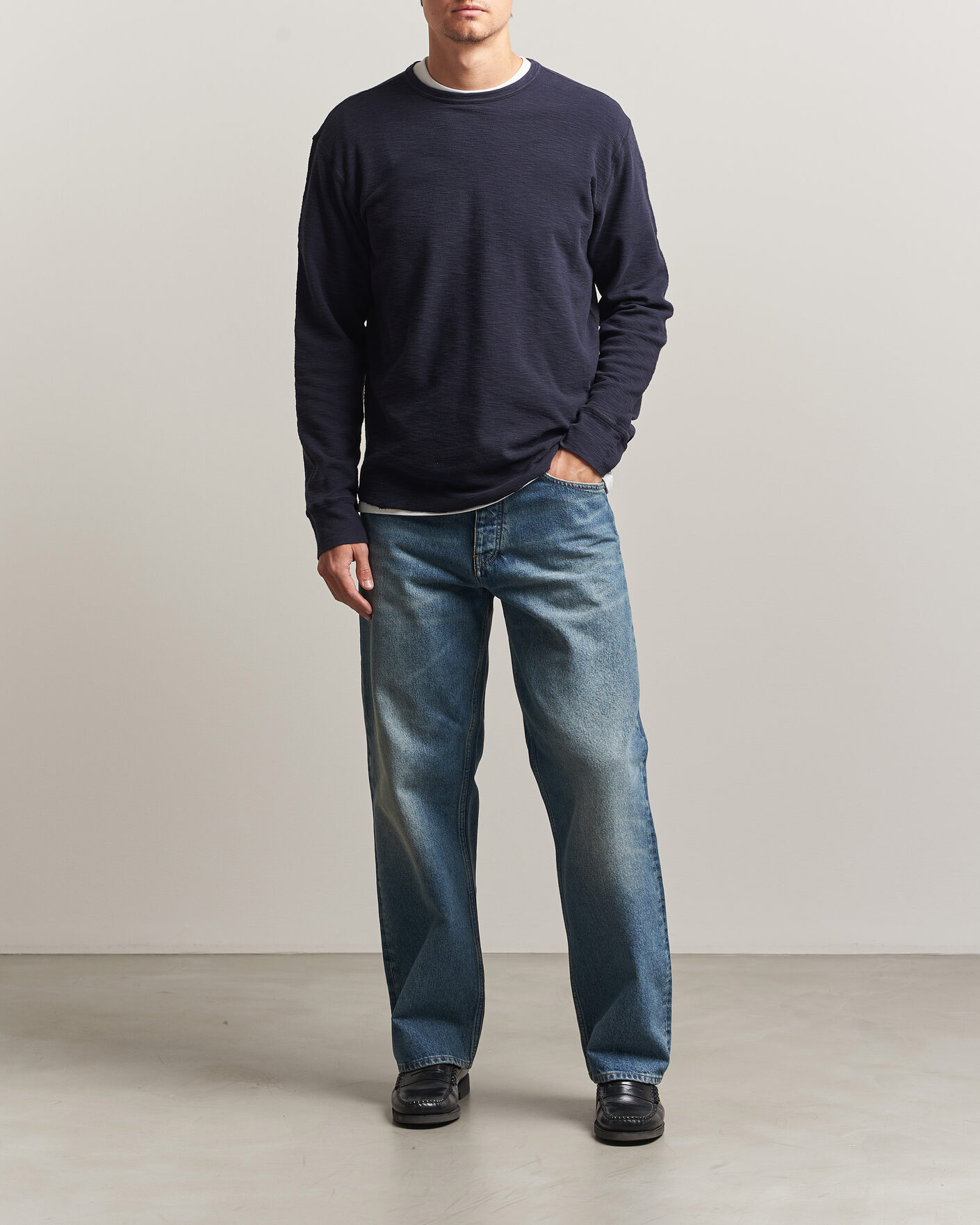 Homme | Jeans | Sunflower | Loose Jeans Blue Vintage