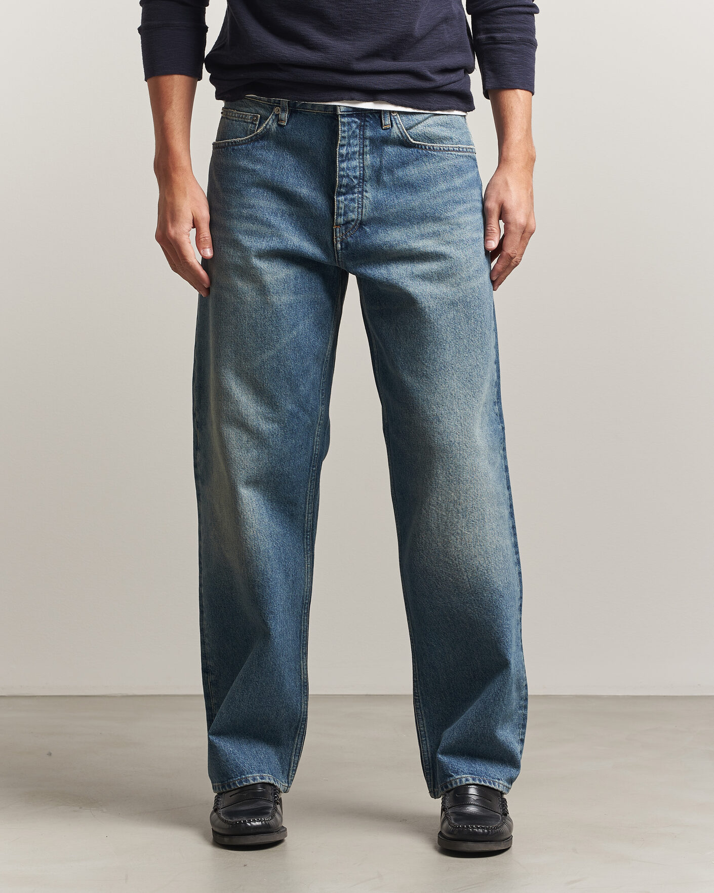 Homme | Jeans | Sunflower | Loose Jeans Blue Vintage