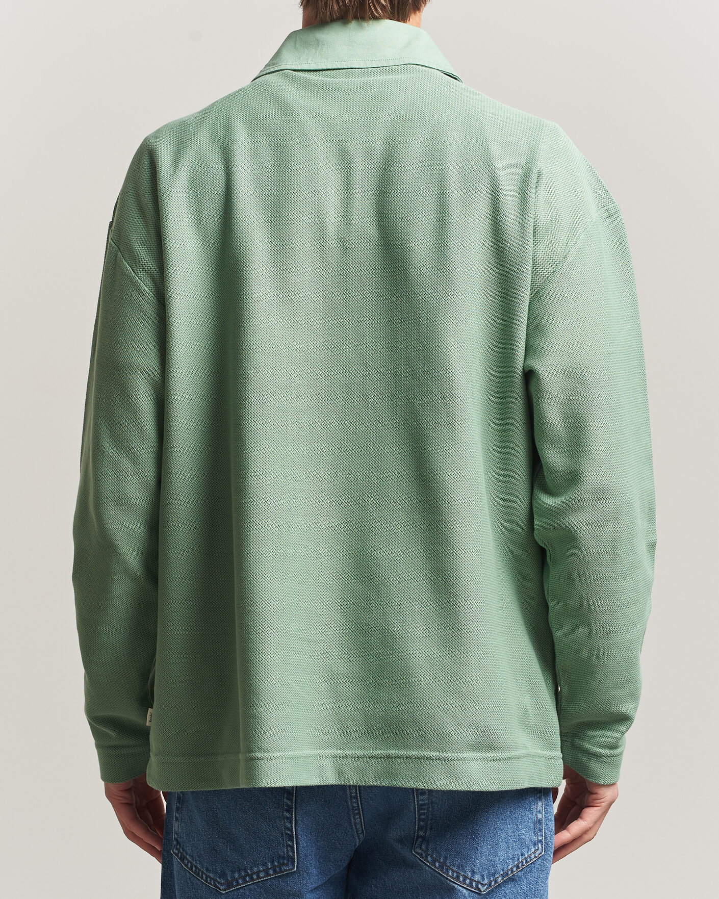 Homme | Pulls Et Tricots | Forét | Herb Textured Knit Polo Green Oxide