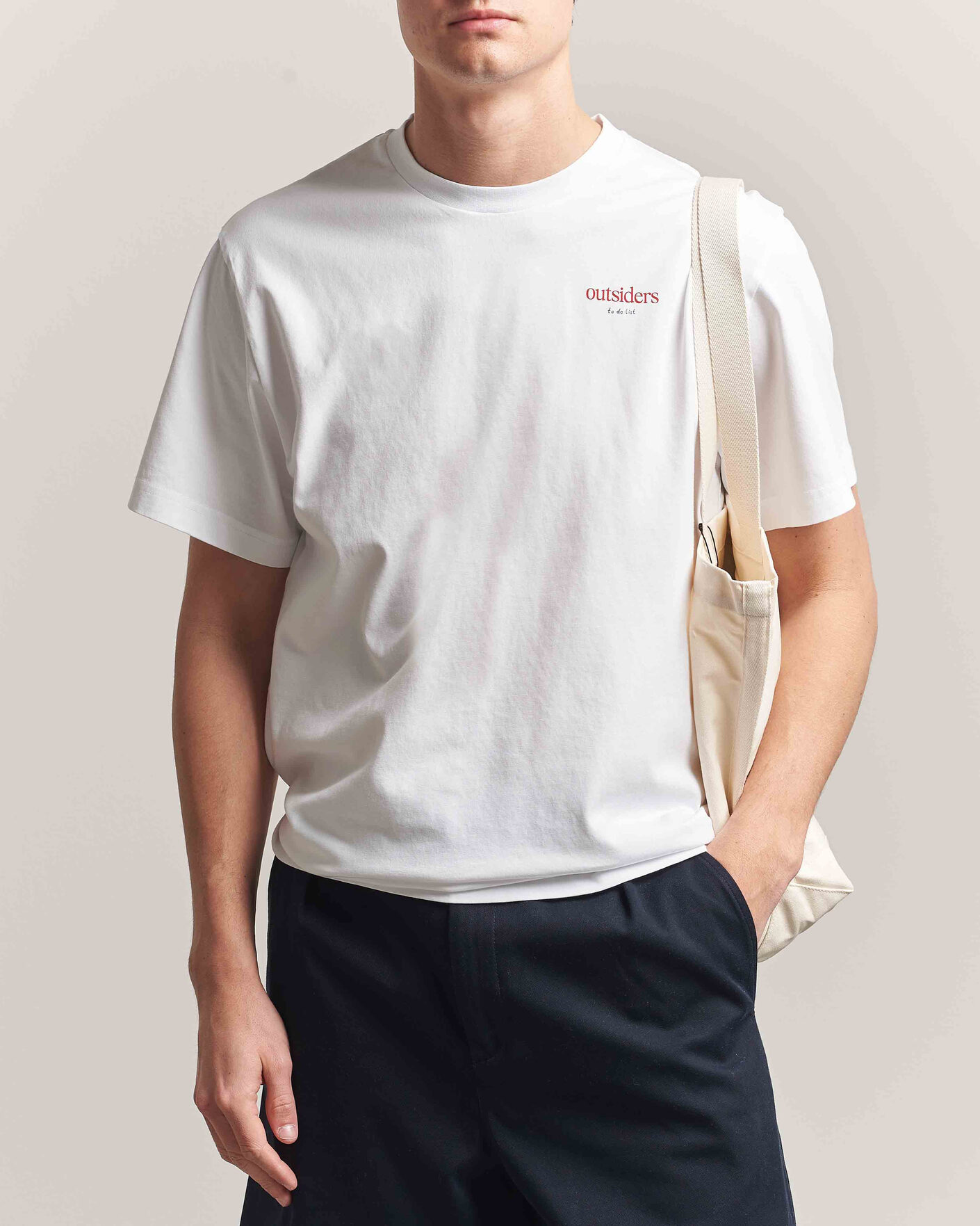 Homme | T-shirts | Forét | To Do Back Print T-Shirt White