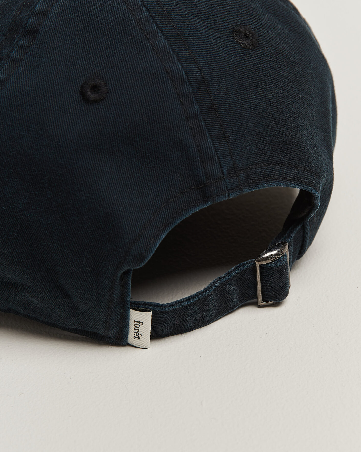 Homme | Forét Slow Down Washed Cap Black | Forét | Slow Down Washed Cap Black
