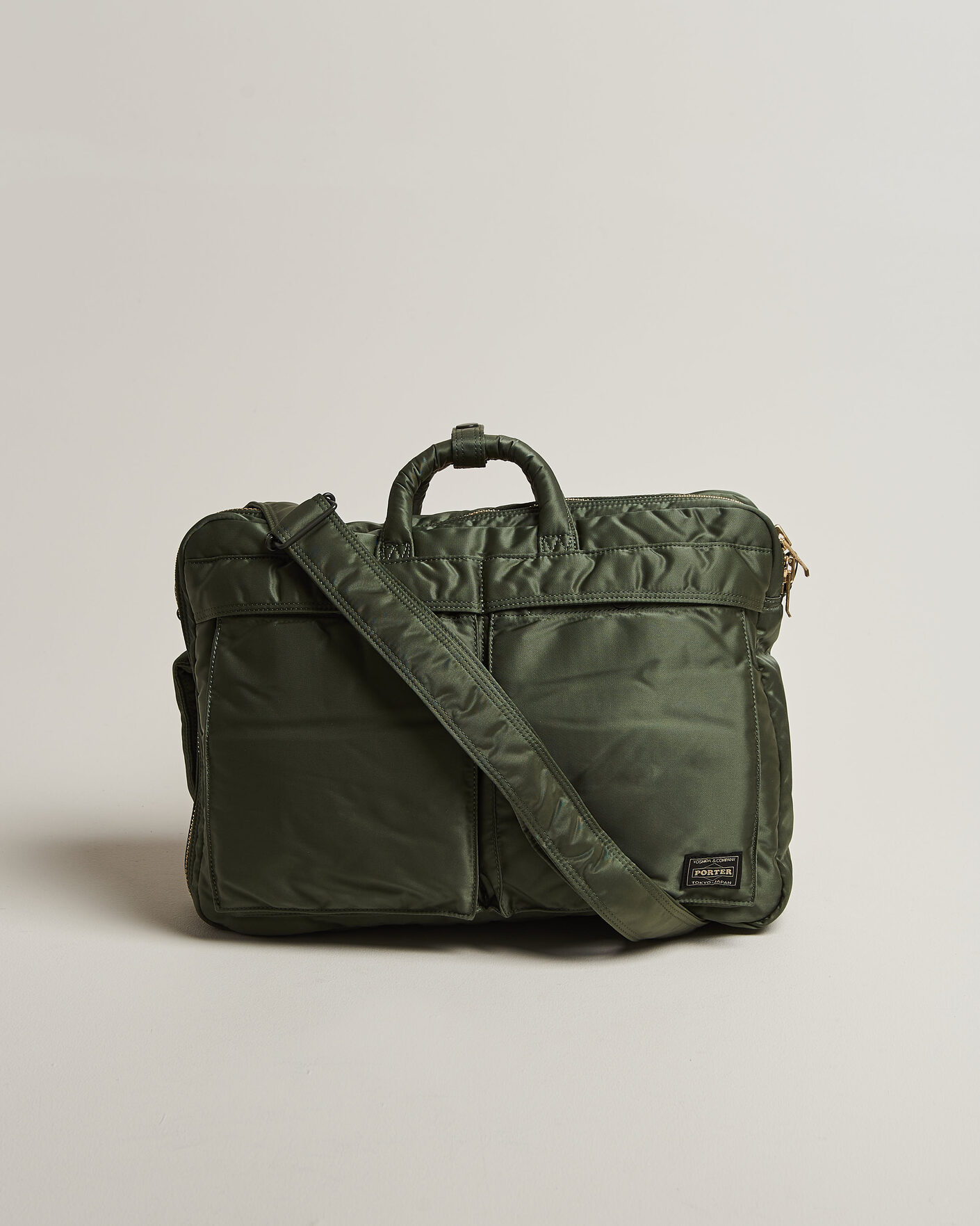 Homme | Sacs | Porter-Yoshida & Co. | Porter-Yoshida & Co.Tanker 3Way Document BagSage Green
