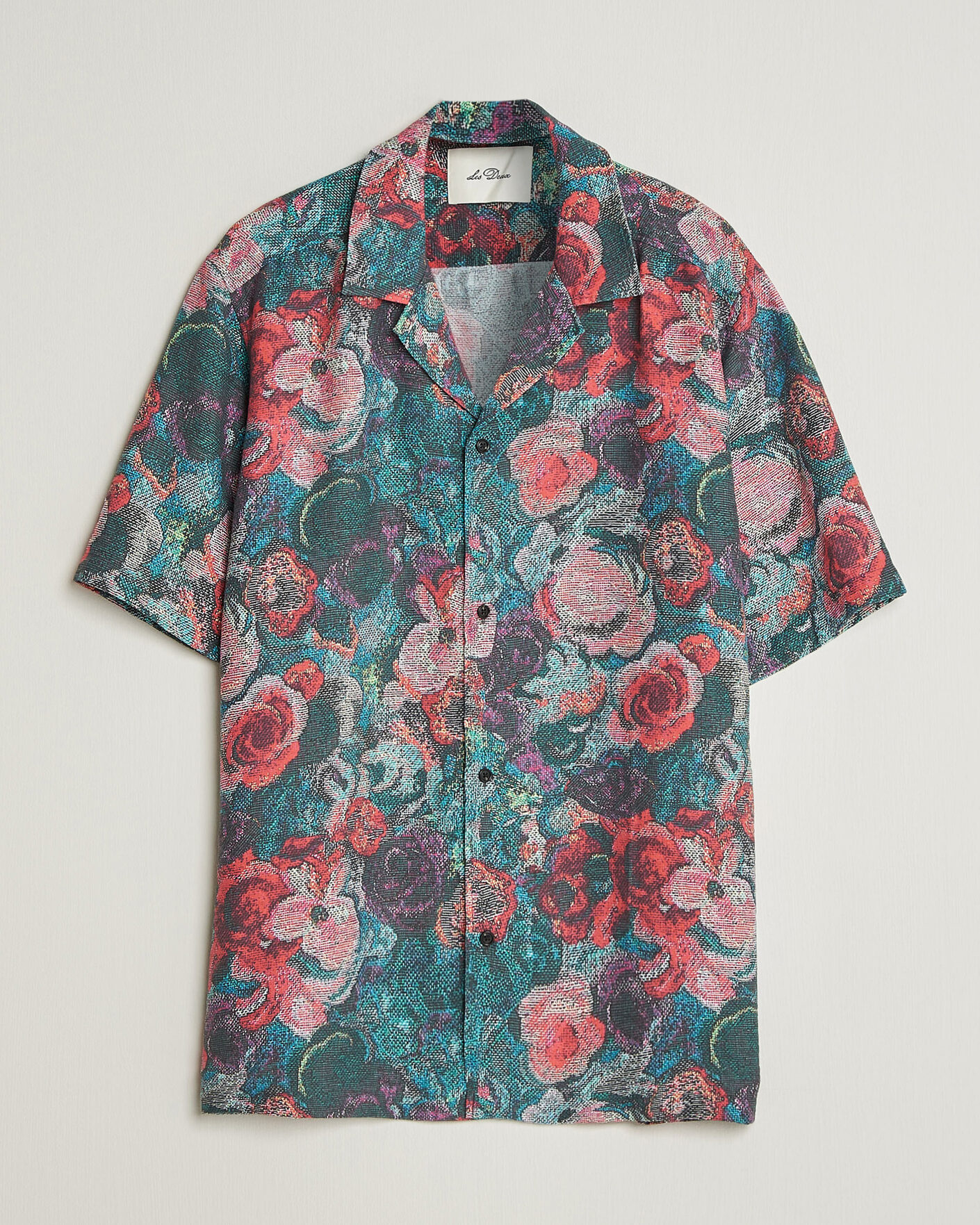  | Nouveautés dans le magasin | LES DEUX | Bouquet AOP Short Sleeve Shirt Multi