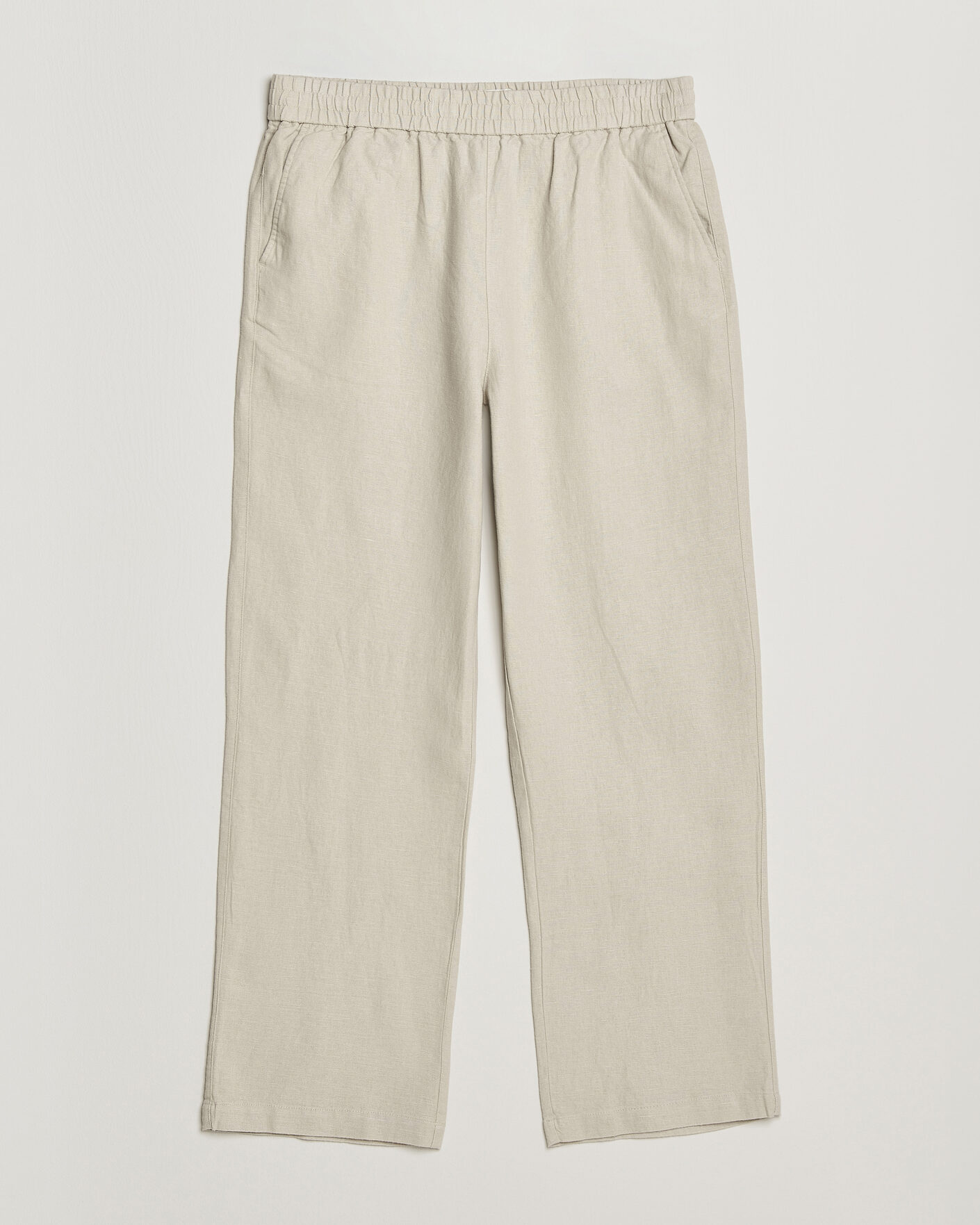 Homme | Pantalons | LES DEUX | Linen Casual Pants Light Sand