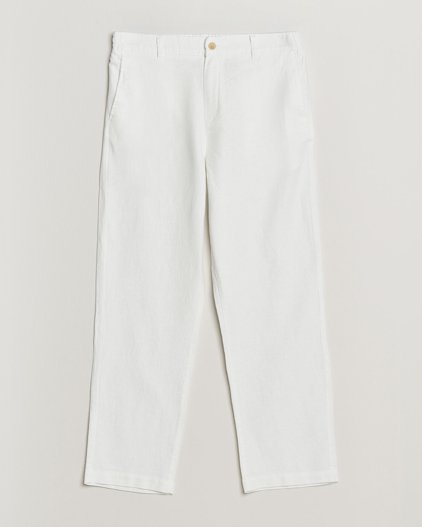 Homme | Pantalons | LES DEUX | Linen Comfort Suit Pants White
