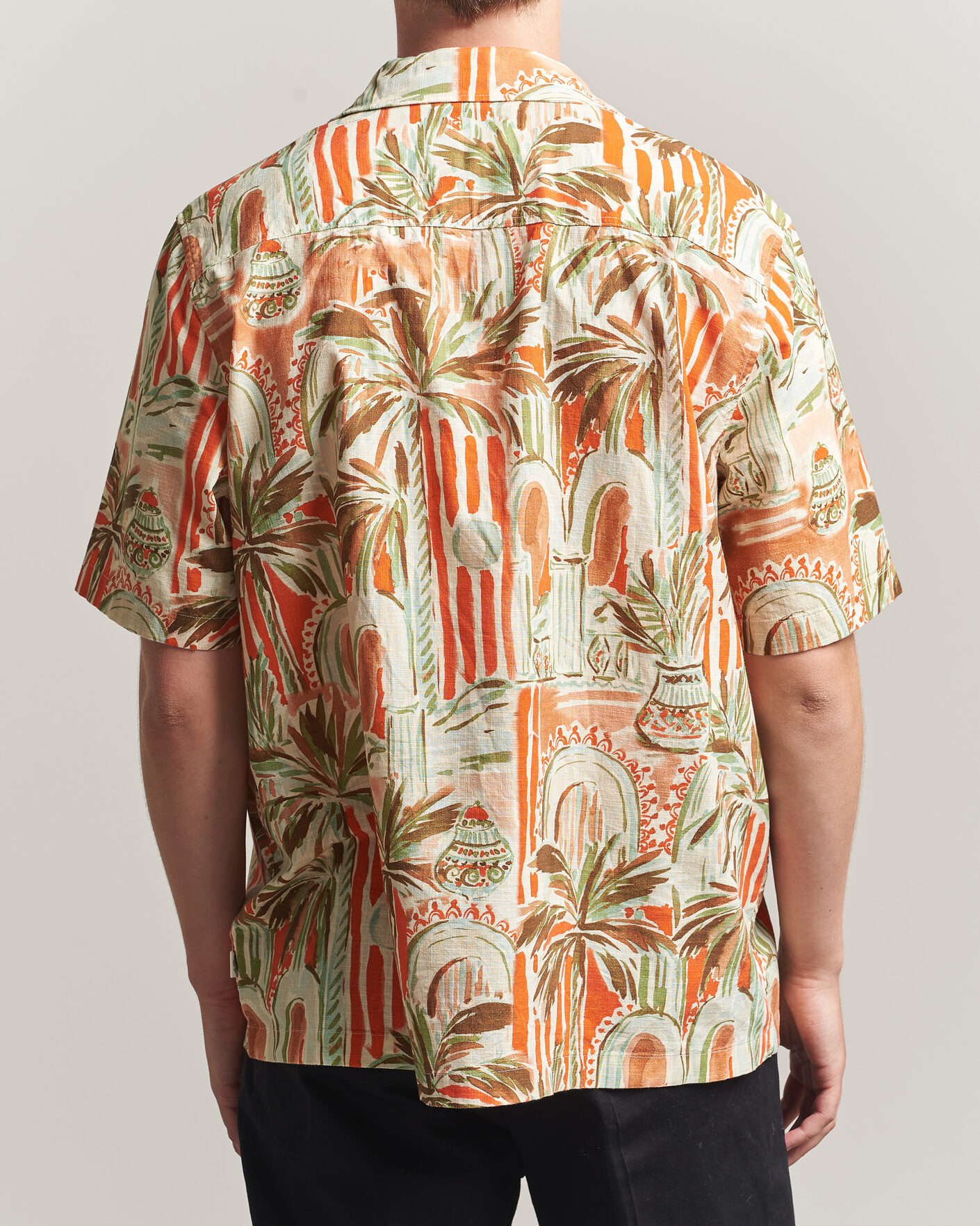 Homme | Chemises | LES DEUX | Palm AOP Short Sleeve Shirt Multi