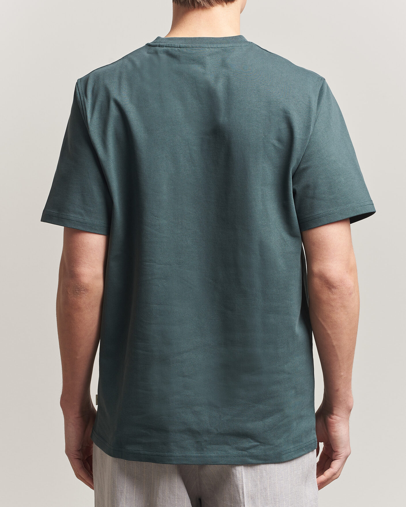 Homme | T-shirts | LES DEUX | Court Printed T-Shirt Pine Green