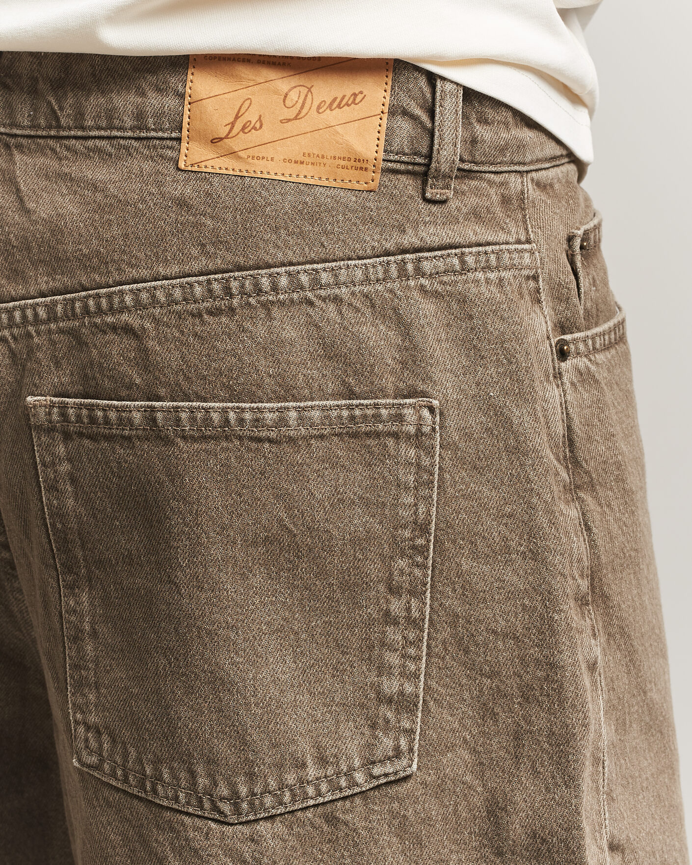 Homme | Shorts | LES DEUX | Denim Shorts Light Brown