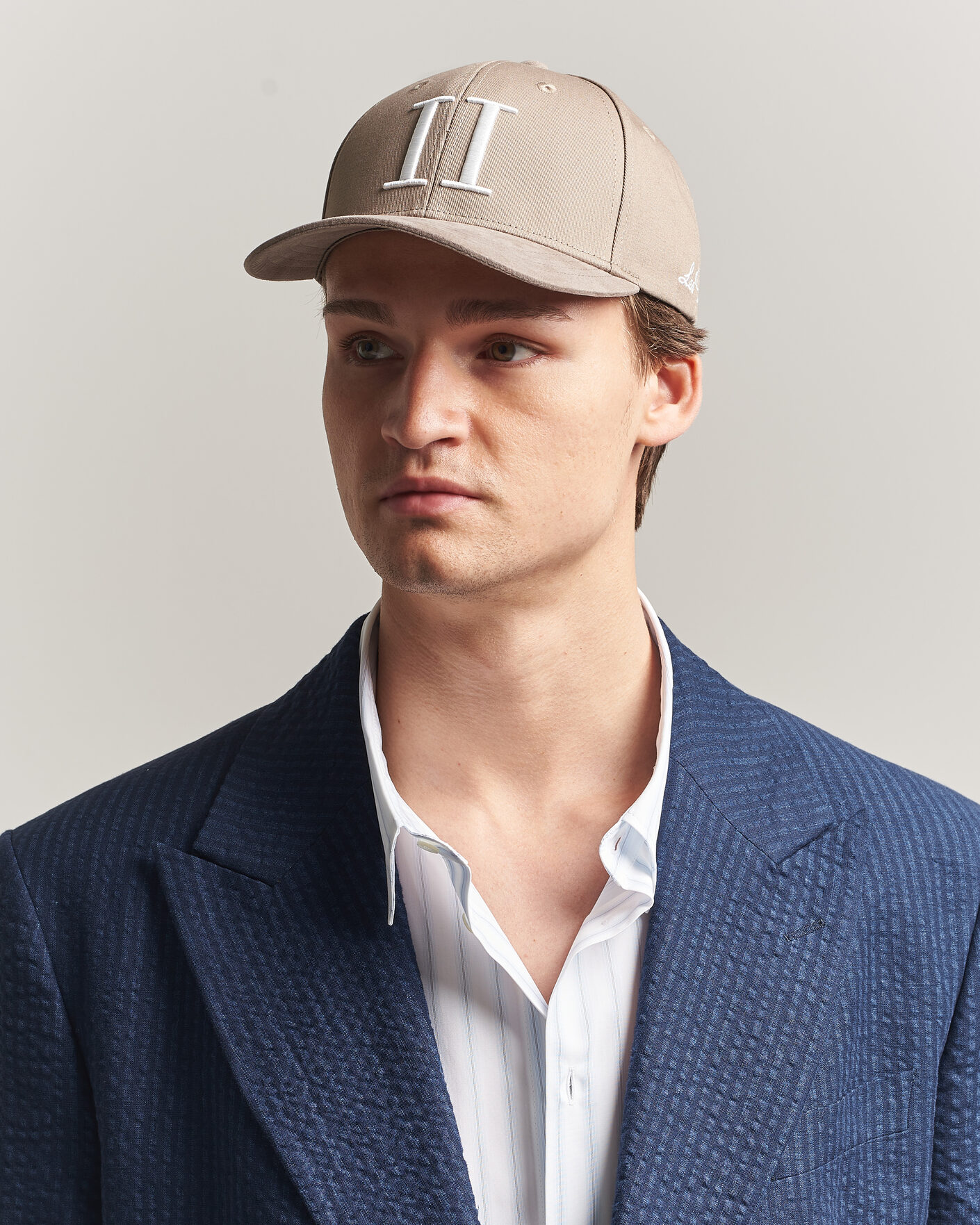 Homme | Bobs Et Casquettes | LES DEUX | Baseball Cap Suede II Desert Taupe Beige