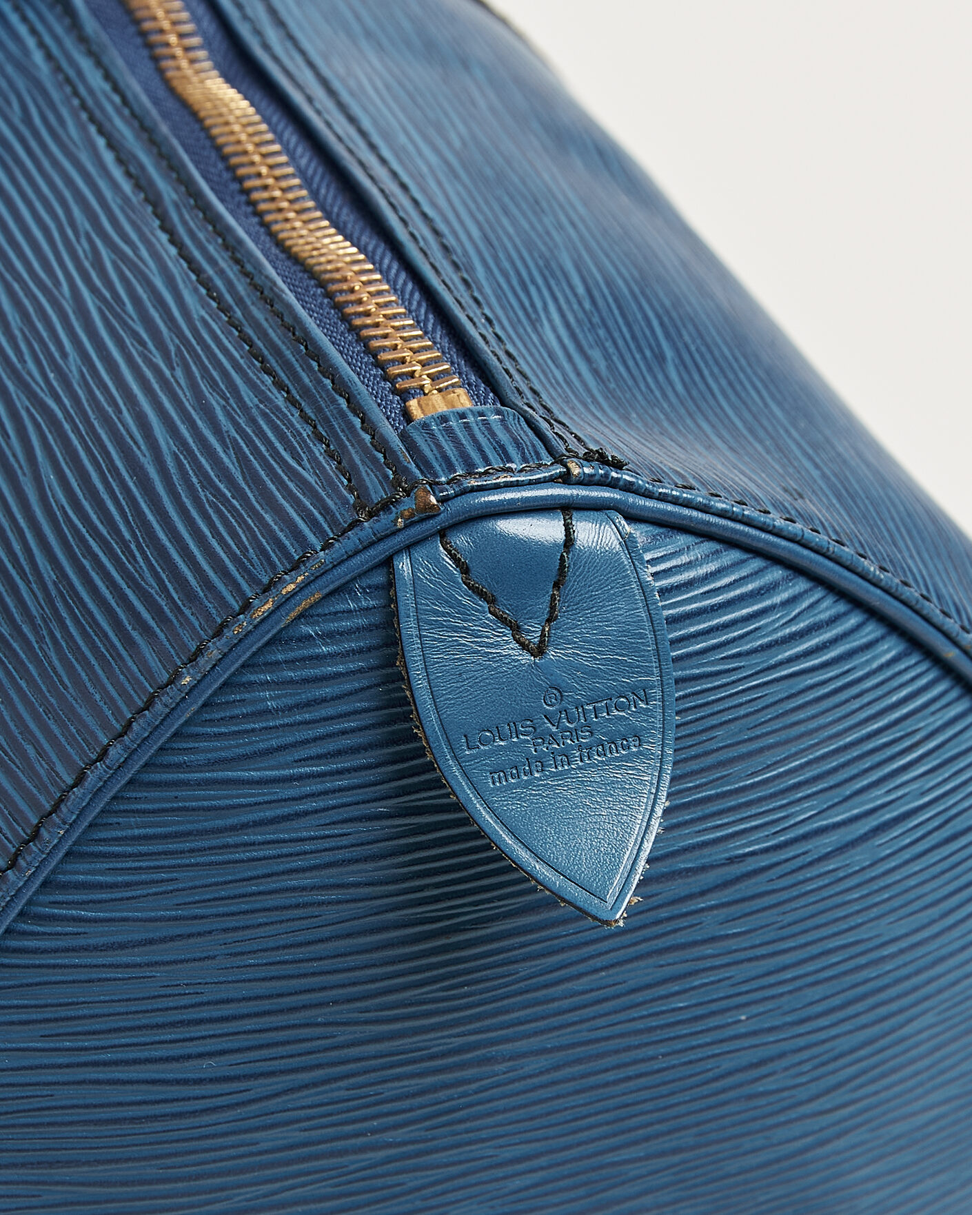 Homme | Pre-Owned & Vintage Bags | Louis Vuitton Pre-Owned | Keepall 45 Epi Leather Blue