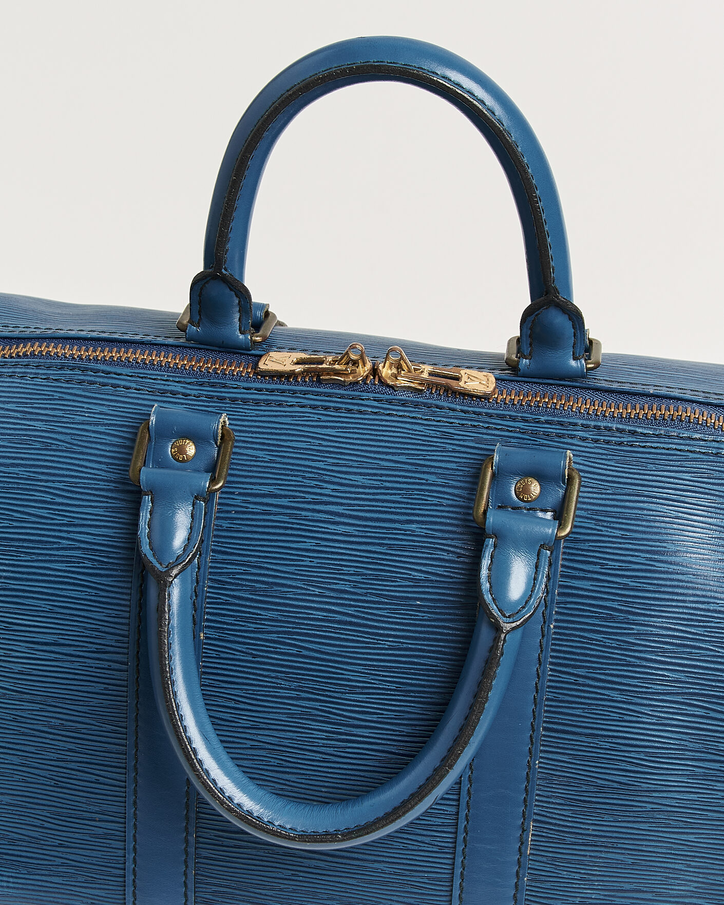 Homme | Pre-Owned & Vintage Bags | Louis Vuitton Pre-Owned | Keepall 45 Epi Leather Blue