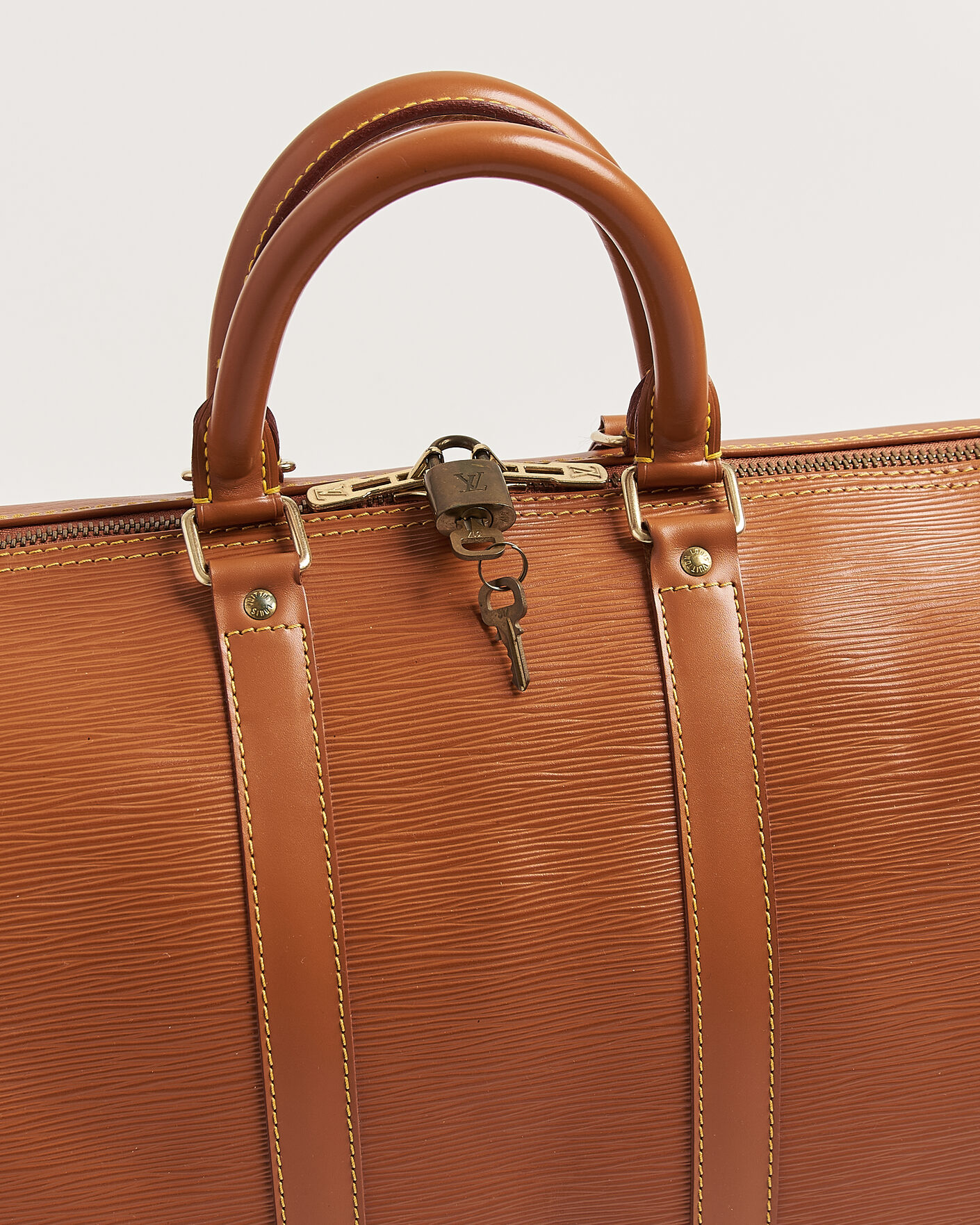 Homme | Pre-Owned & Vintage Bags | Louis Vuitton Pre-Owned | Keepall Epi Leather 45 Brown