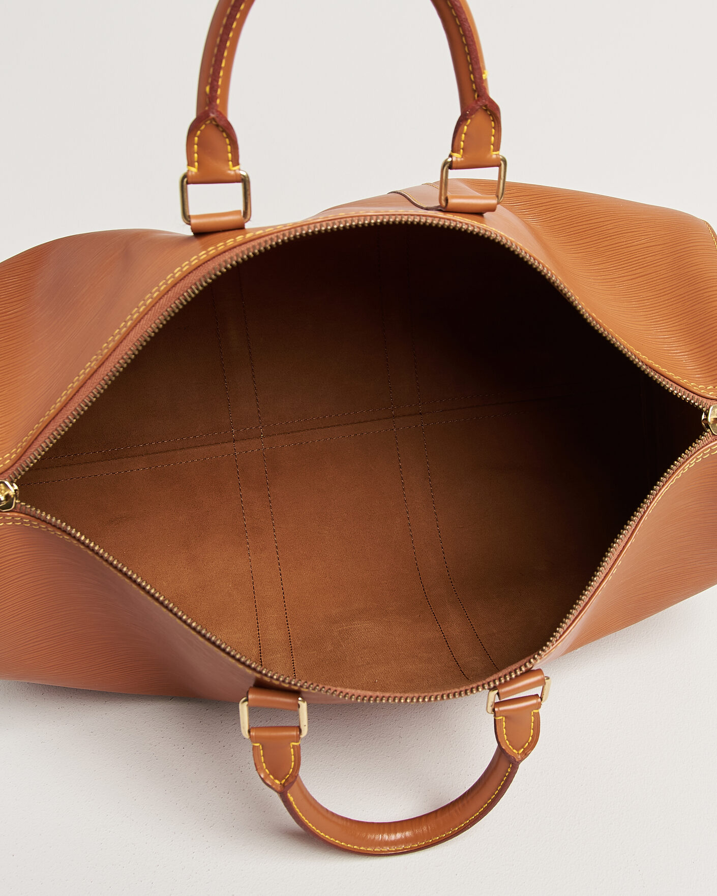 Homme | Pre-Owned & Vintage Bags | Louis Vuitton Pre-Owned | Keepall Epi Leather 45 Brown