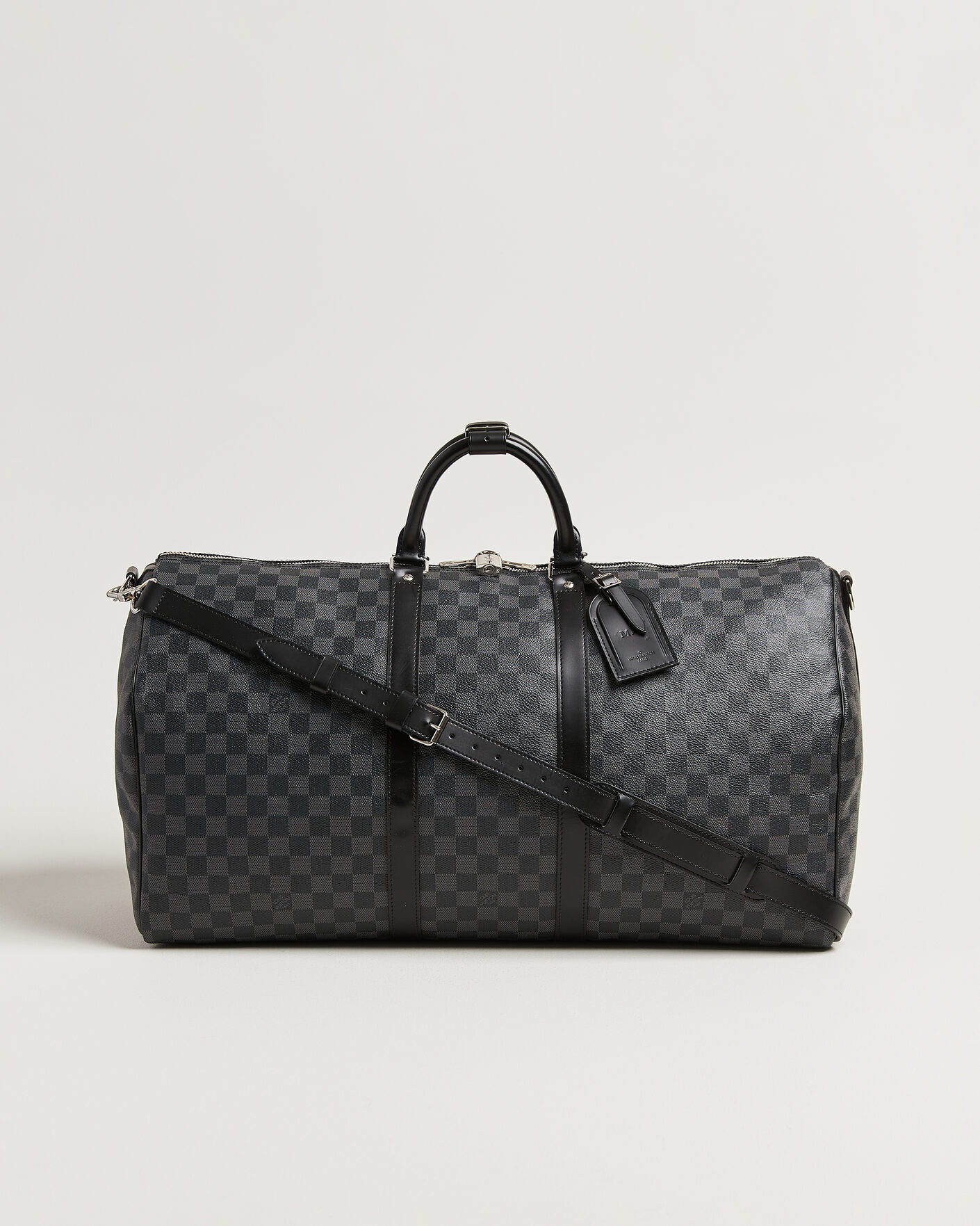 Homme | Pre-Owned & Vintage Bags | Louis Vuitton Pre-Owned | Keepall Bandouliére 55 Damier Graphite