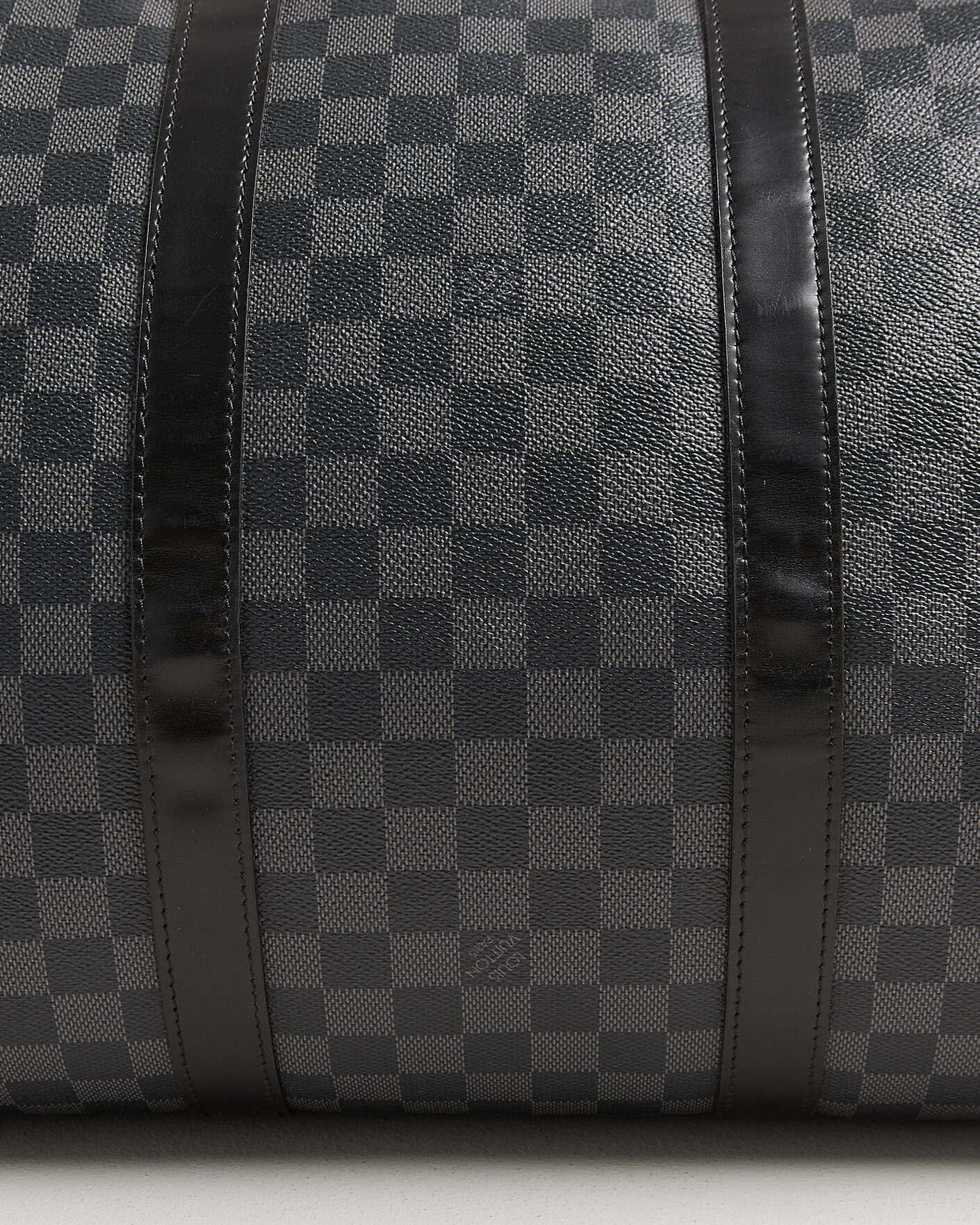 Homme | Pre-Owned & Vintage Bags | Louis Vuitton Pre-Owned | Keepall Bandouliére 55 Damier Graphite