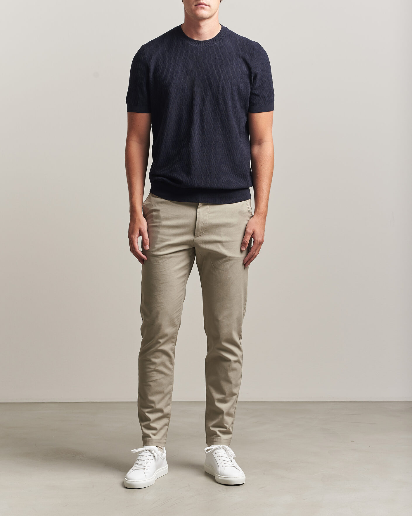 Homme | Pantalons | BOSS BLACK | Kaiton Structured Chinos Open Beige