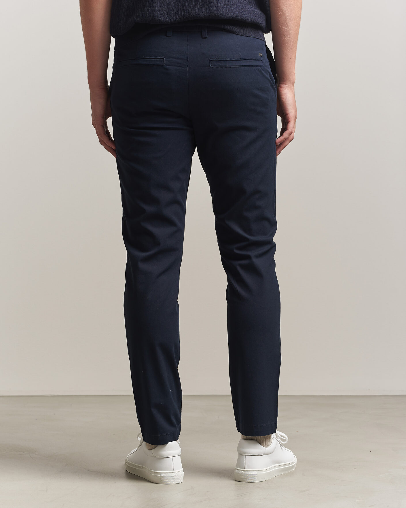 Homme | Pantalons | BOSS BLACK | Kaiton Structured Chinos Dark Blue