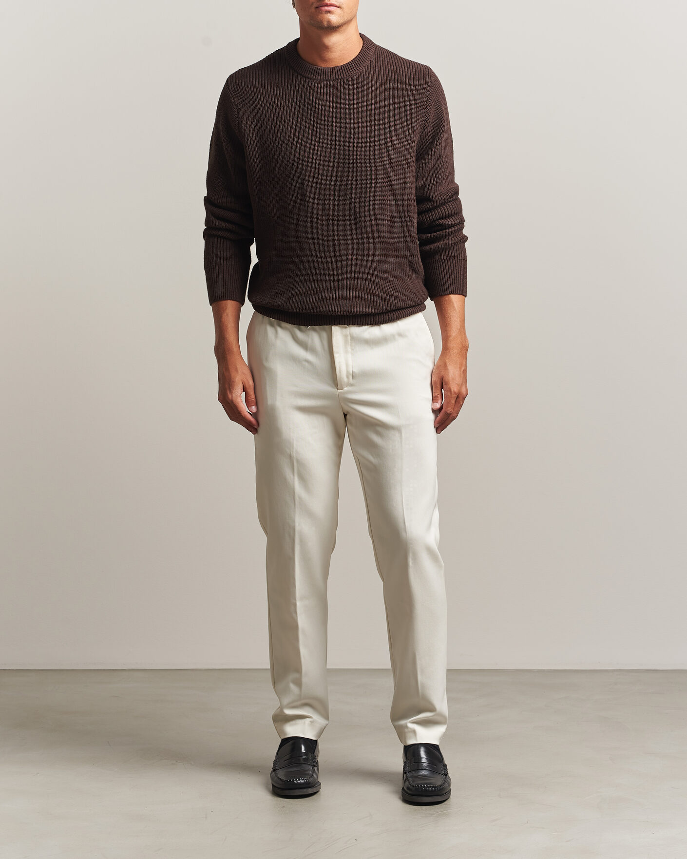 Homme | Pantalons | BOSS BLACK | Kane Drawstring Trousers Open White