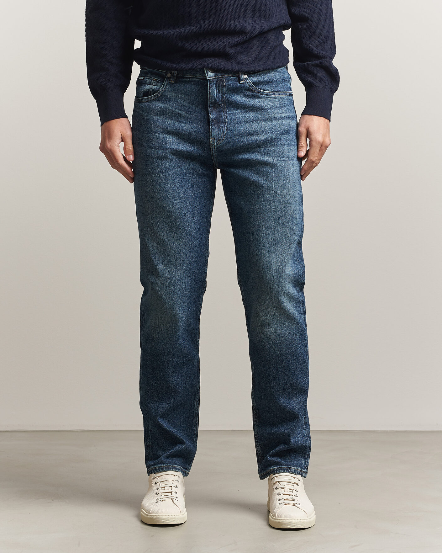 Homme | Business & Beyond | BOSS BLACK | Ogden Regular Fit Jeans Medium Blue