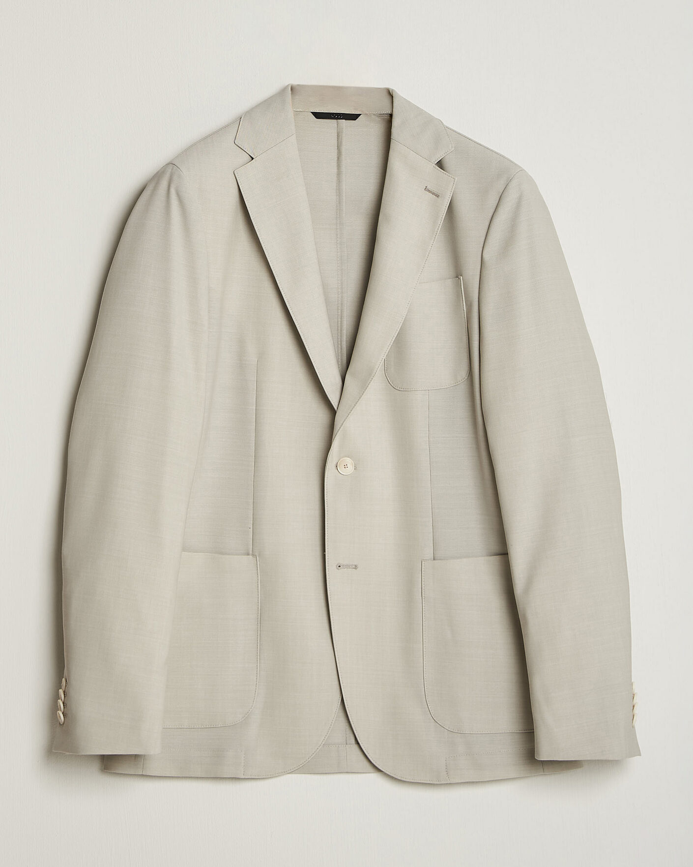 Homme | Blazers | BOSS BLACK | Hanry Wool Patch Pocket Blazer Light Beige