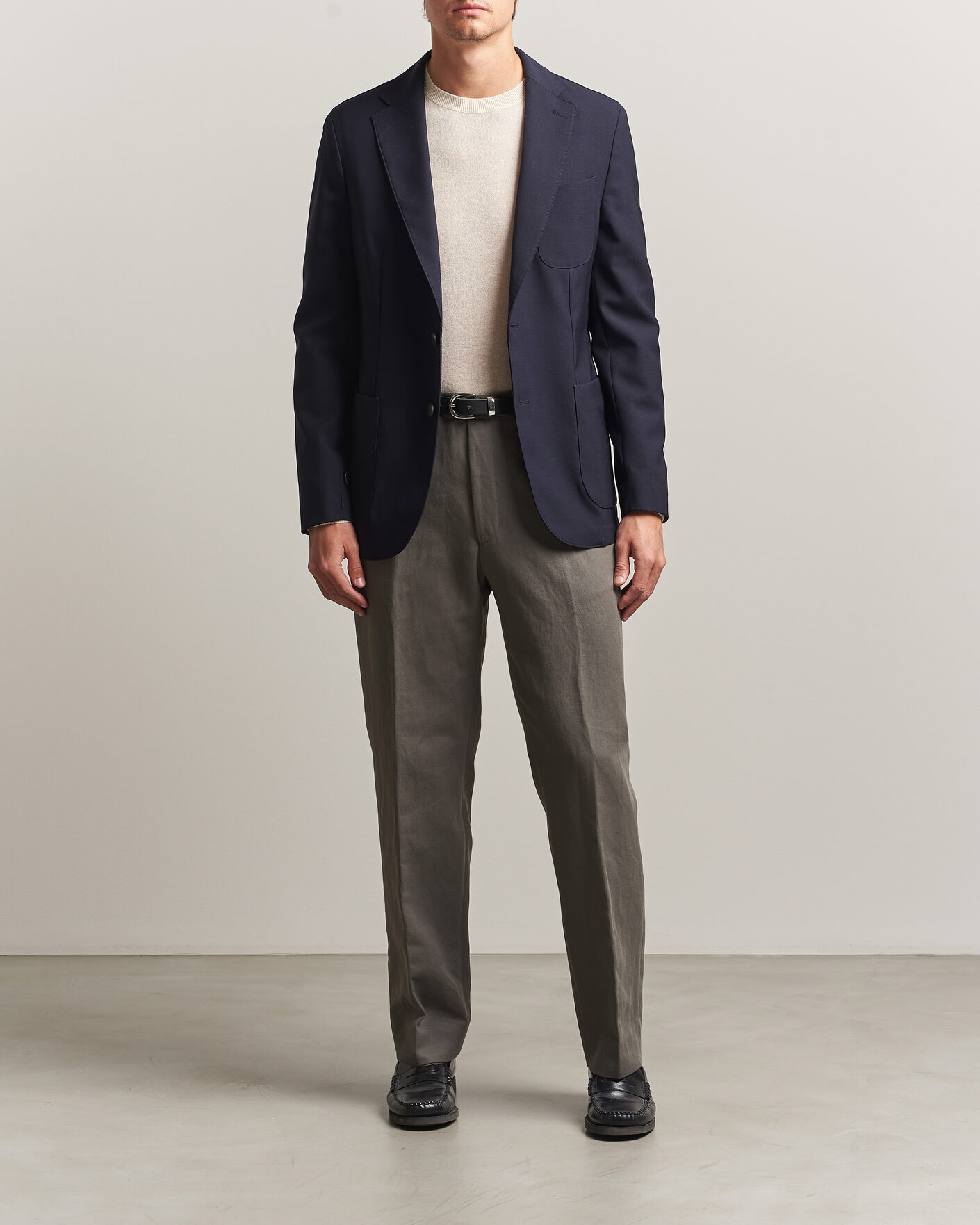 Homme | Blazers | BOSS BLACK | Hanry Wool Patch Pocket Blazer Dark Blue