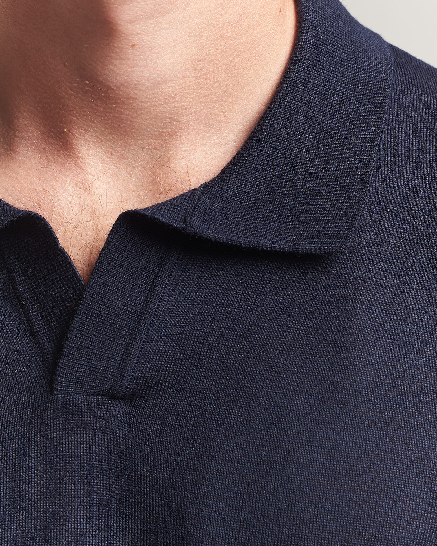 Homme | Polos | BOSS BLACK | Lantoni Knitted Polo Dark Blue