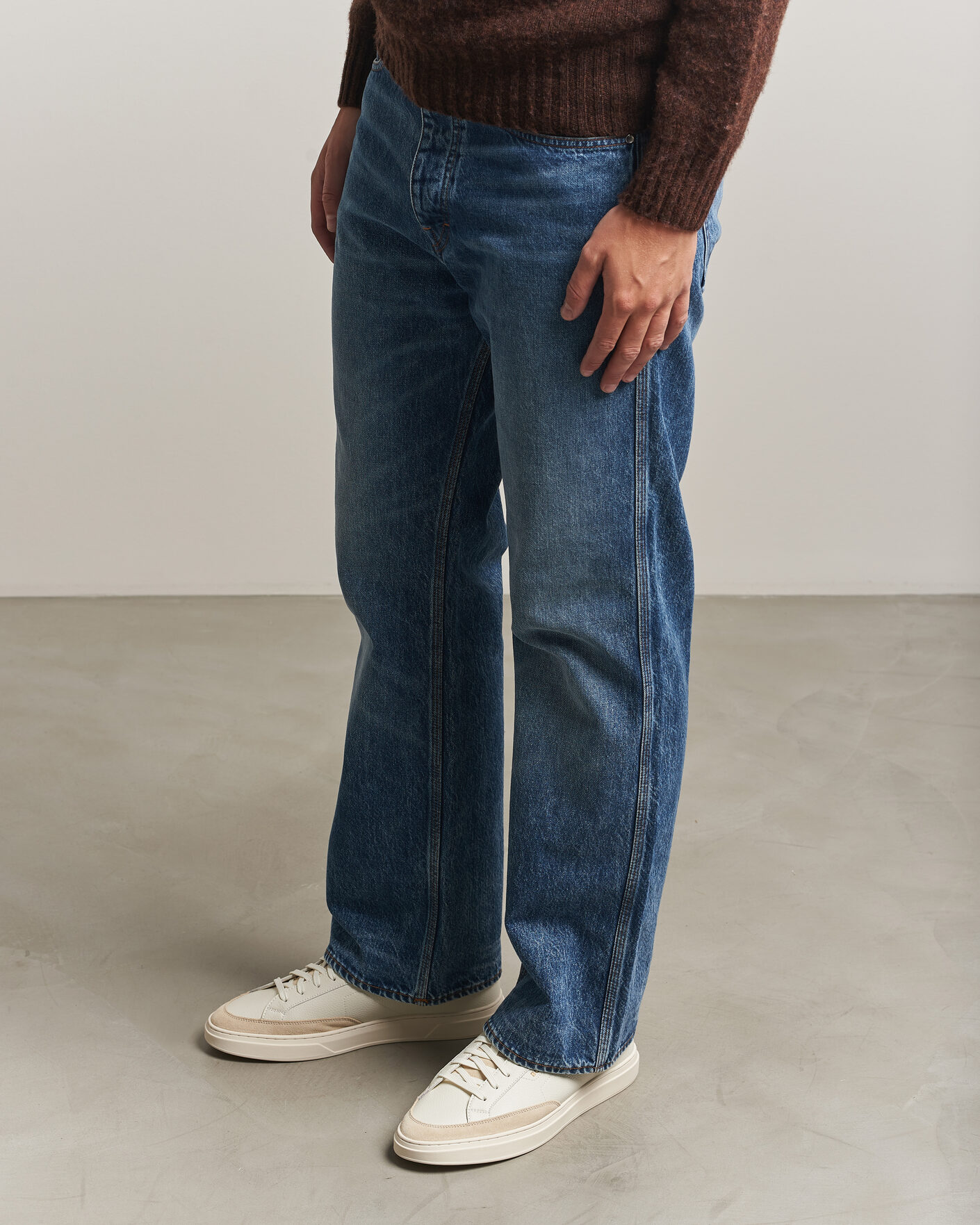 Homme | Baskets | BOSS BLACK | Kieran Leather/Suede Sneaker Open White