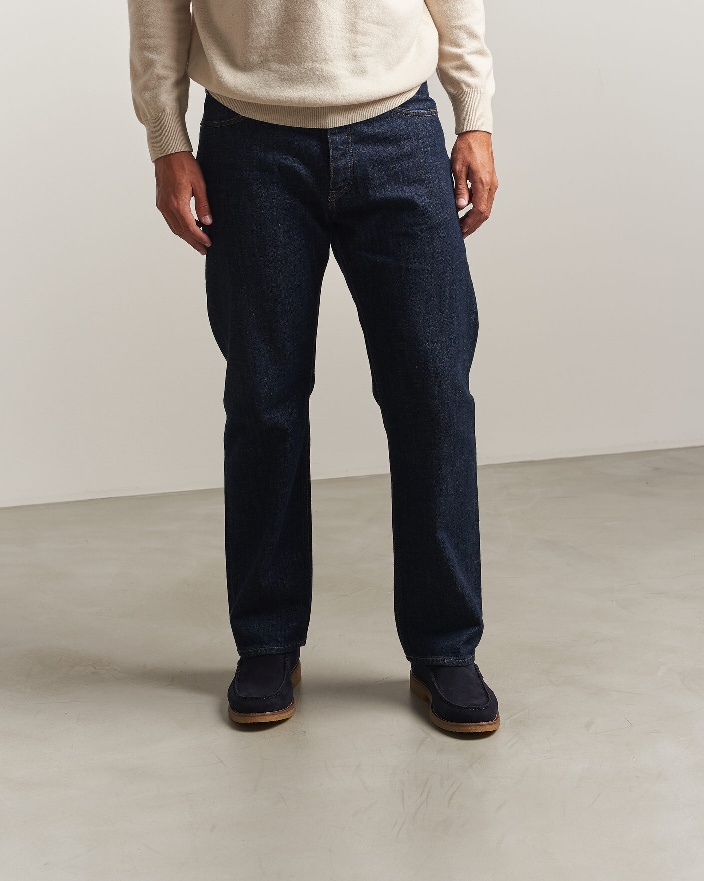 Homme | Loafers | BOSS BLACK | Kope Suede Moccasin Dark Blue