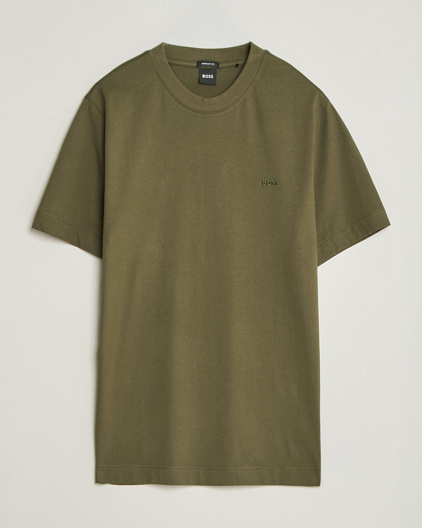 Homme | T-shirts | BOSS BLACK | Thompson Crew Neck T-Shirt Open Green