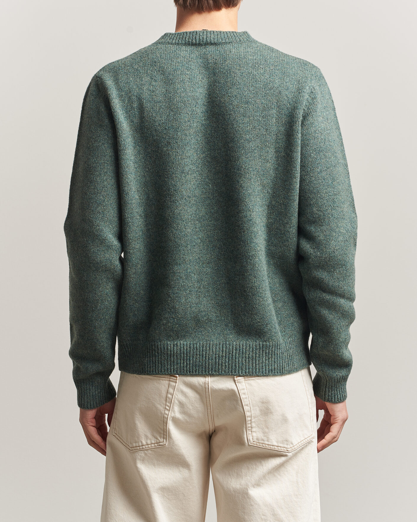 Homme | Pulls Et Tricots | A.P.C. | Edmond Wool Knitted Sweater Green Melange