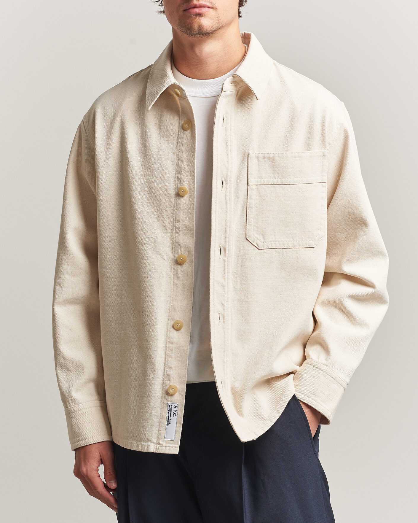 Homme | Chemises | A.P.C. | Basile Overshirt Off White