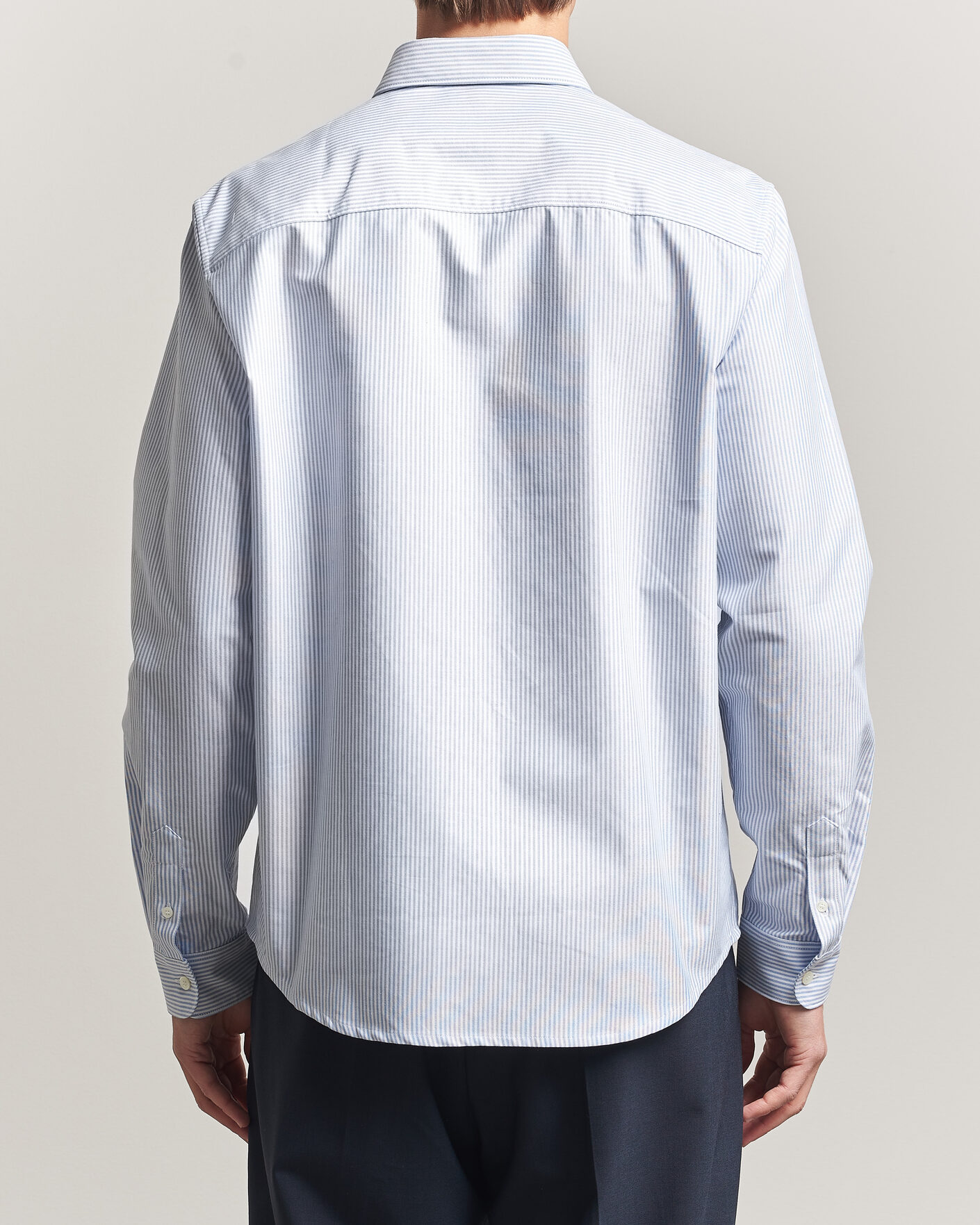 Homme | Chemises | A.P.C. | Greg Striped Oxford Shirt Blue/White