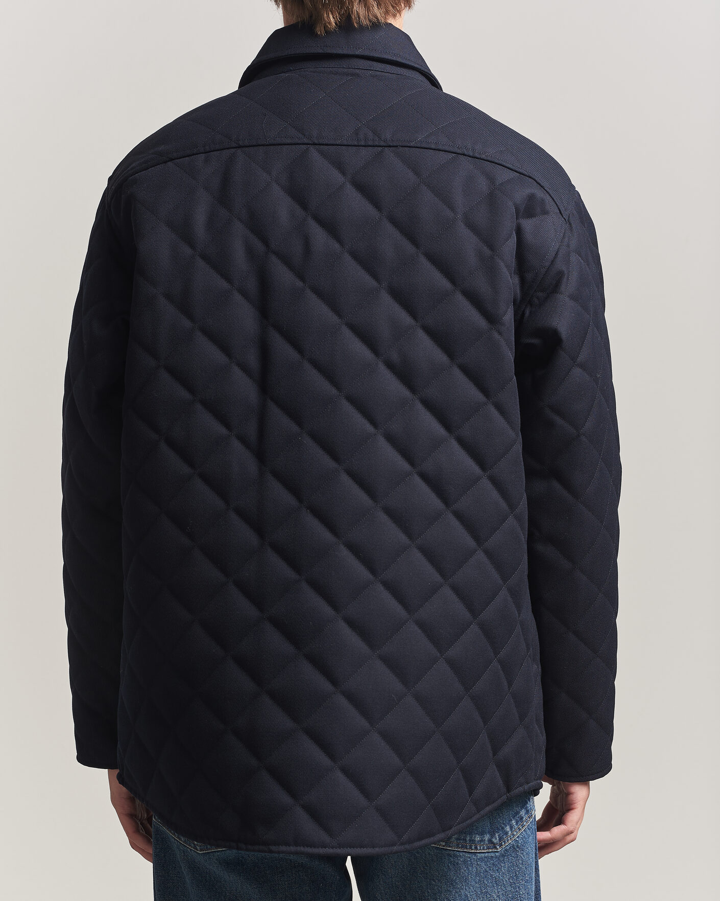 Homme | Manteaux Et Vestes | A.P.C. | Georges Quilted Jacket Dark Navy