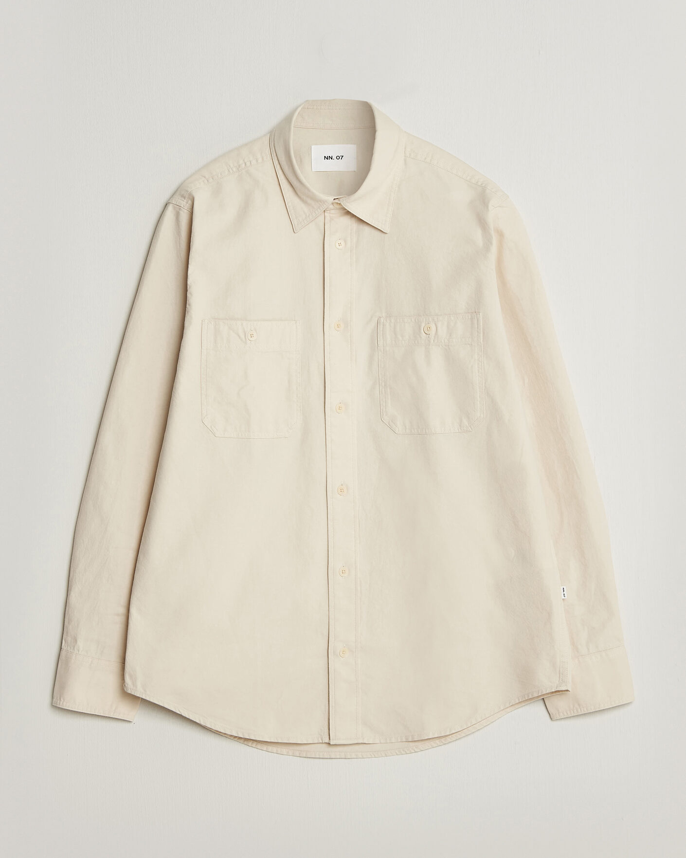 Homme | Chemises | NN07 | Colby Twill Overshirt Ivory